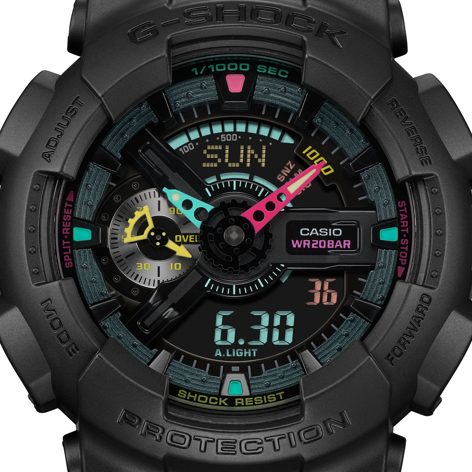 GA-110MF-1A Reloj G-Shock Pulsera de Resina para Caballero Doble Hora - Image 5
