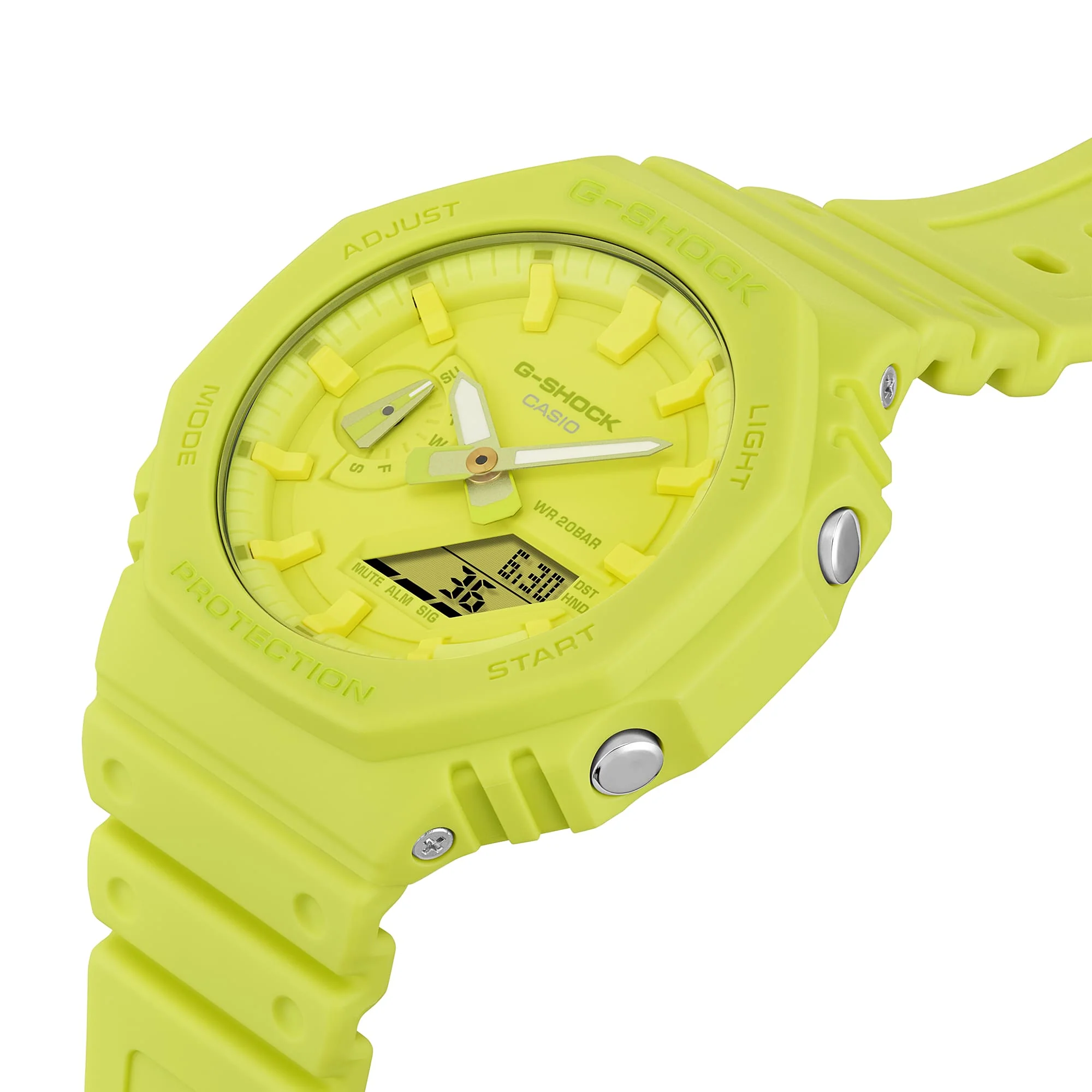 GA-2100-9A9 Reloj G-Shock Classic de hombre pulsera de caucho 48 mm - Image 5