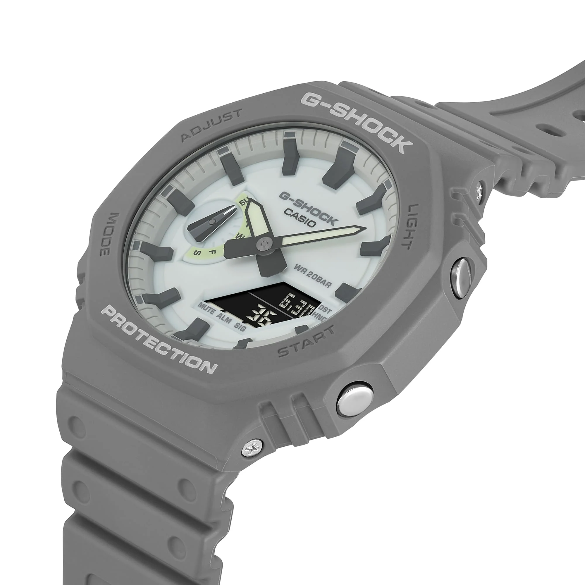 GA-2100HD-8A Reloj G-Shock Pulsera de Caucho para Caballero Doble Hora - Image 8