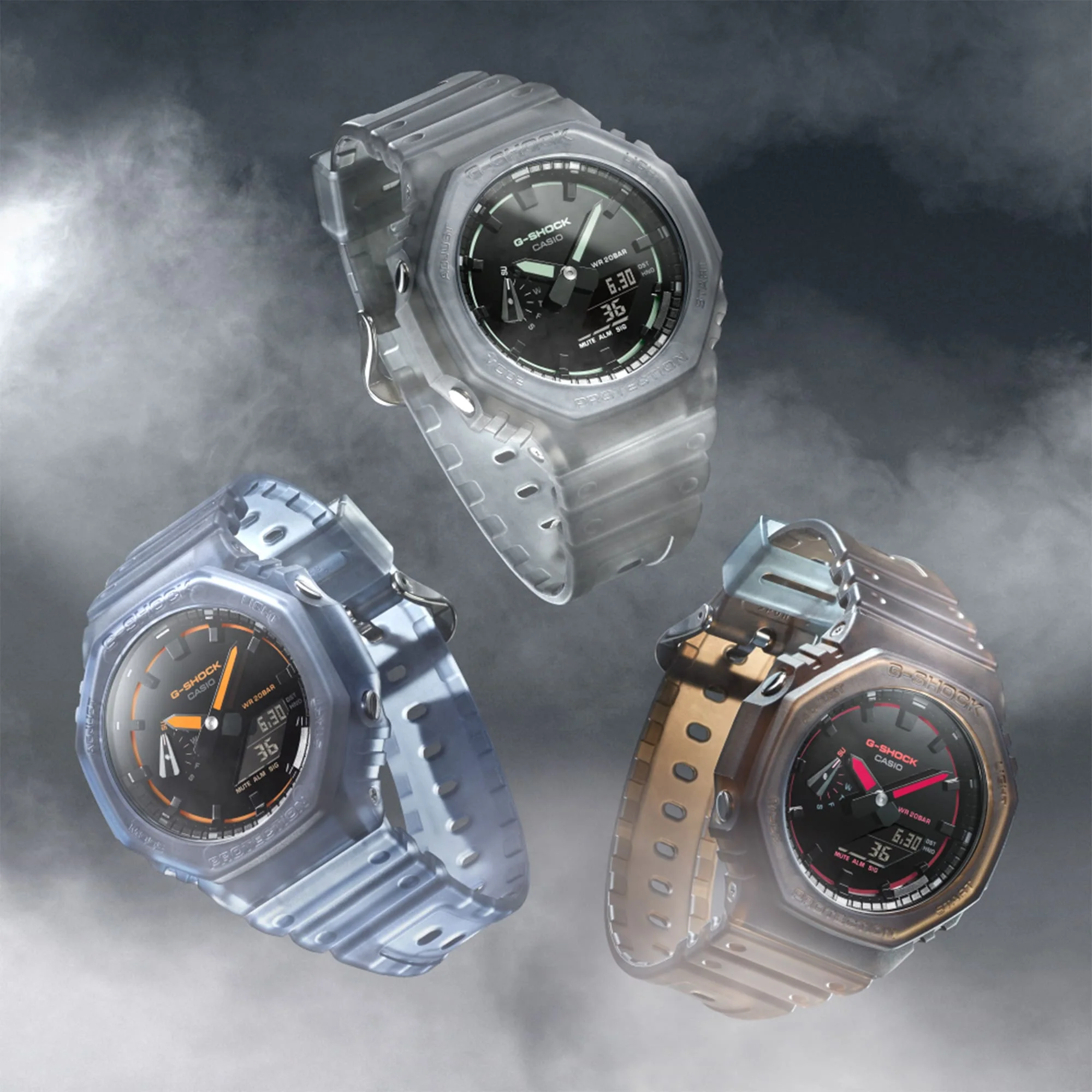 GA-2100K-2A Reloj G-Shock de hombre correa de silicona - Image 2