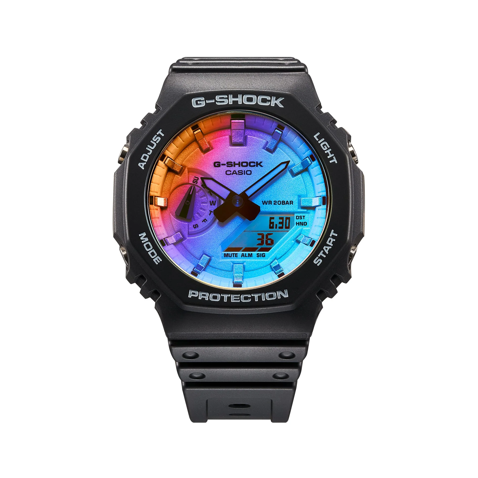GA-2100SR-1A Reloj G-Shock de hombre pulsera de caucho - Image 2