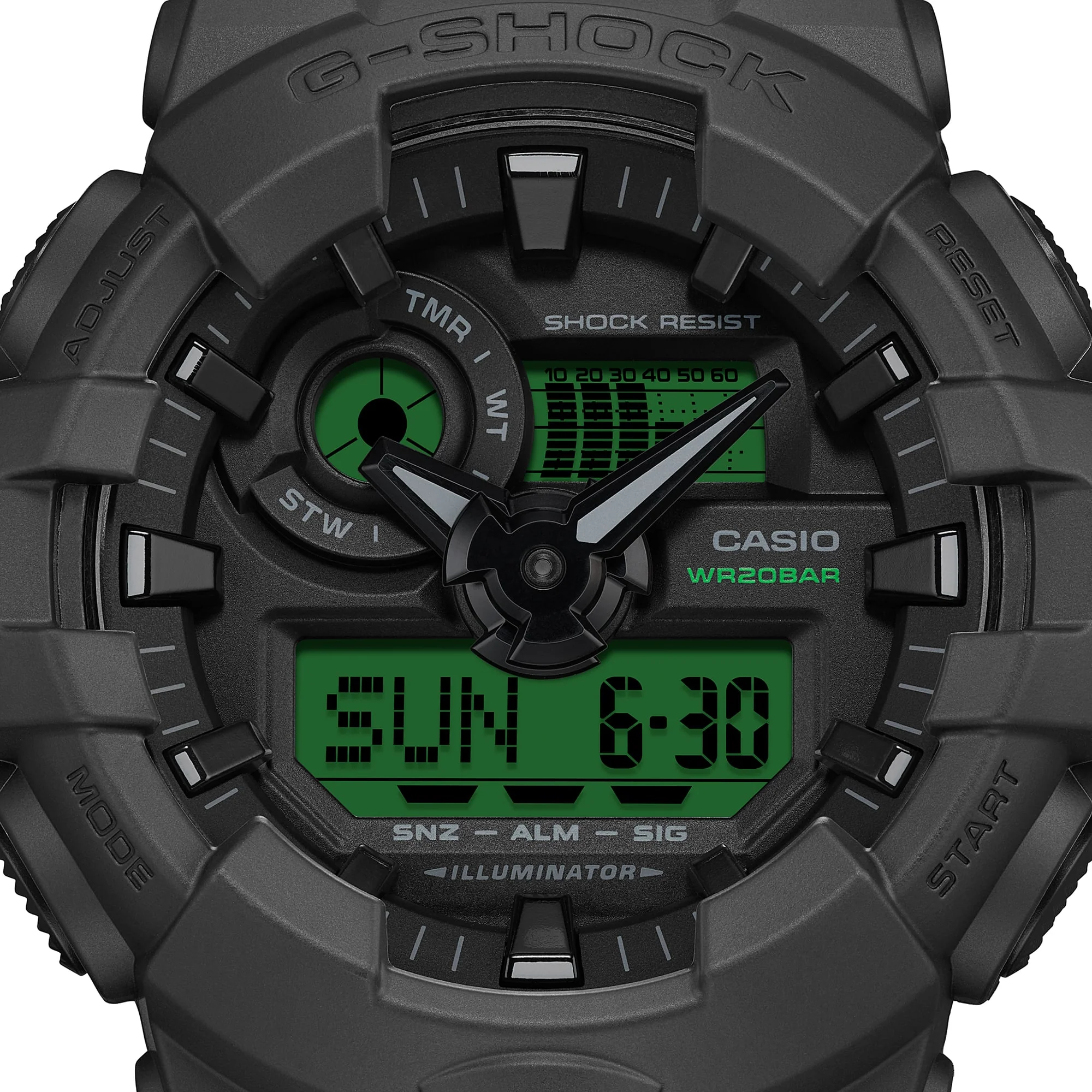 GA-700BEG-1A Reloj G-Shock de hombre correa de resina - Image 5