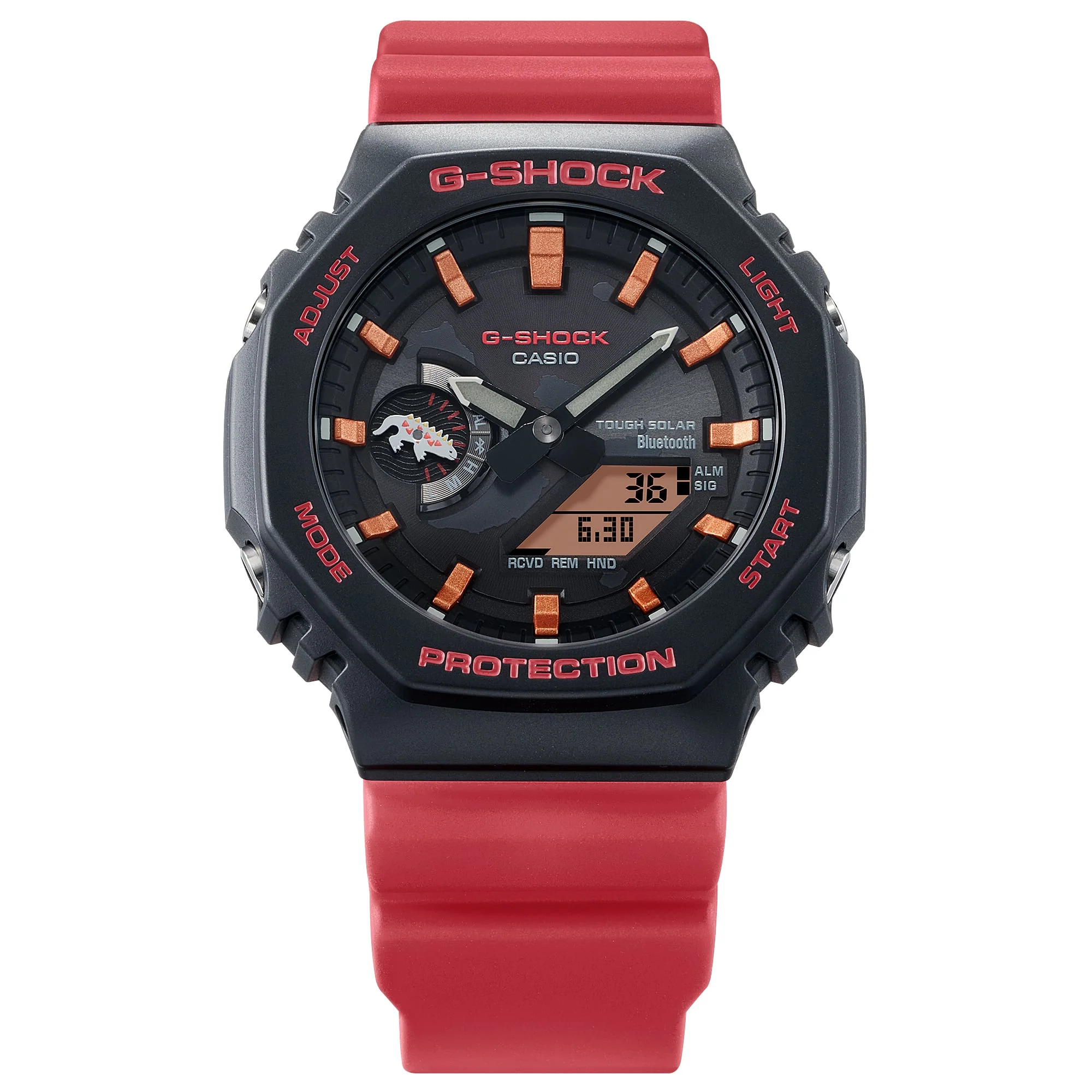 GA-B2100CD-1A4 Reloj G-Shock Galápagos Fundación Charles Darwin de hombre pulsera de resina doble hora - Image 3