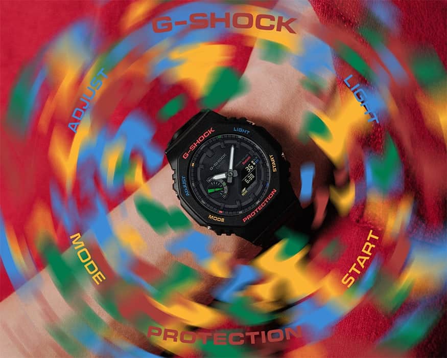 GA-B2100FC-1A Reloj G-Shock Pulsera de Goma para Caballero Doble Hora - Image 3