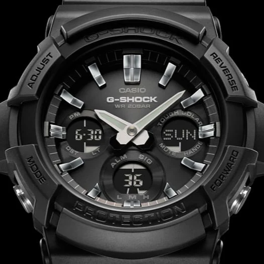 GAS-100B-1A2CF Reloj G-Shock de caballero pulsera de resina 42 mm - Image 2