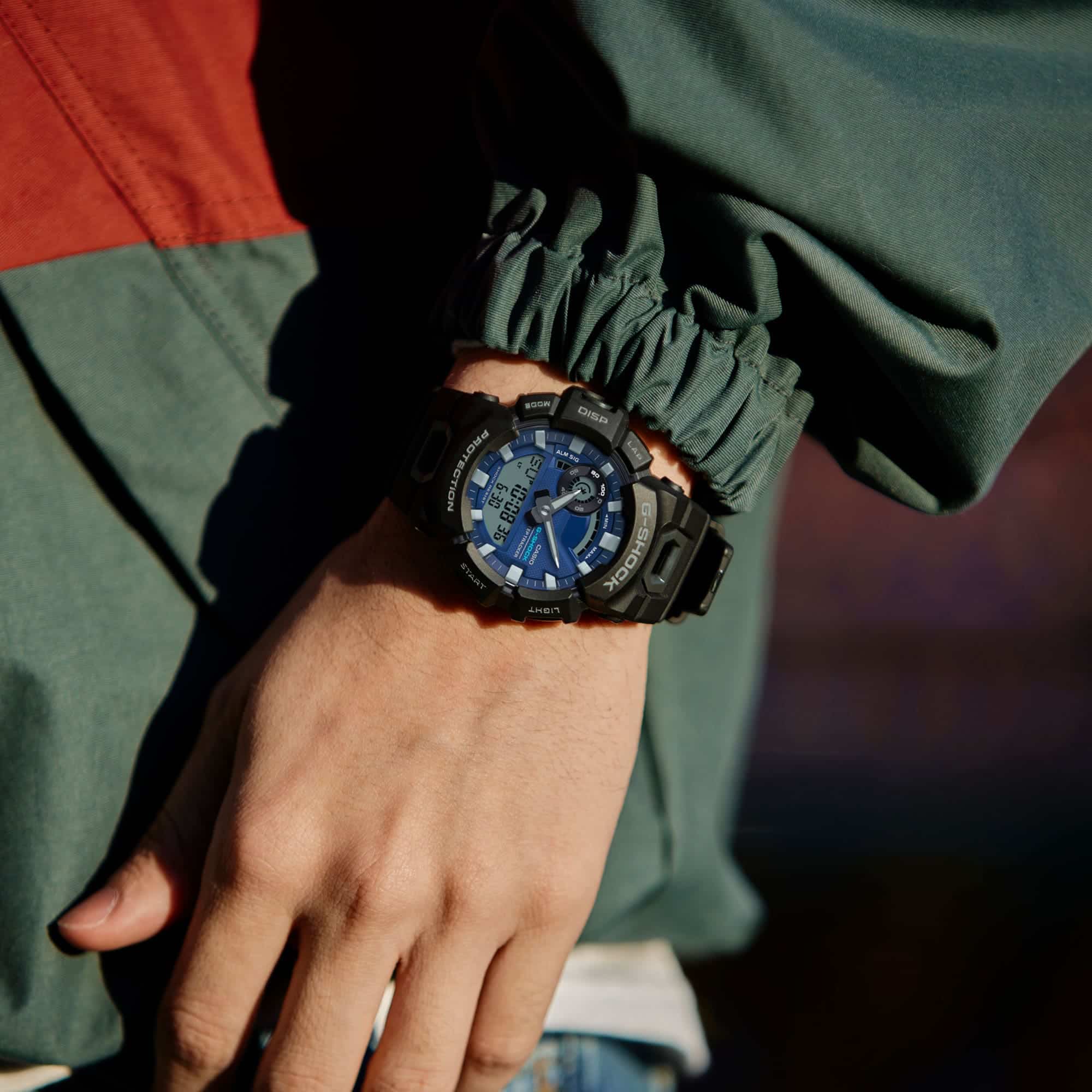 GBA-900CB-1A Reloj G-Shock Doble Hora para hombre pulsera de resina con bluetooth - Image 3
