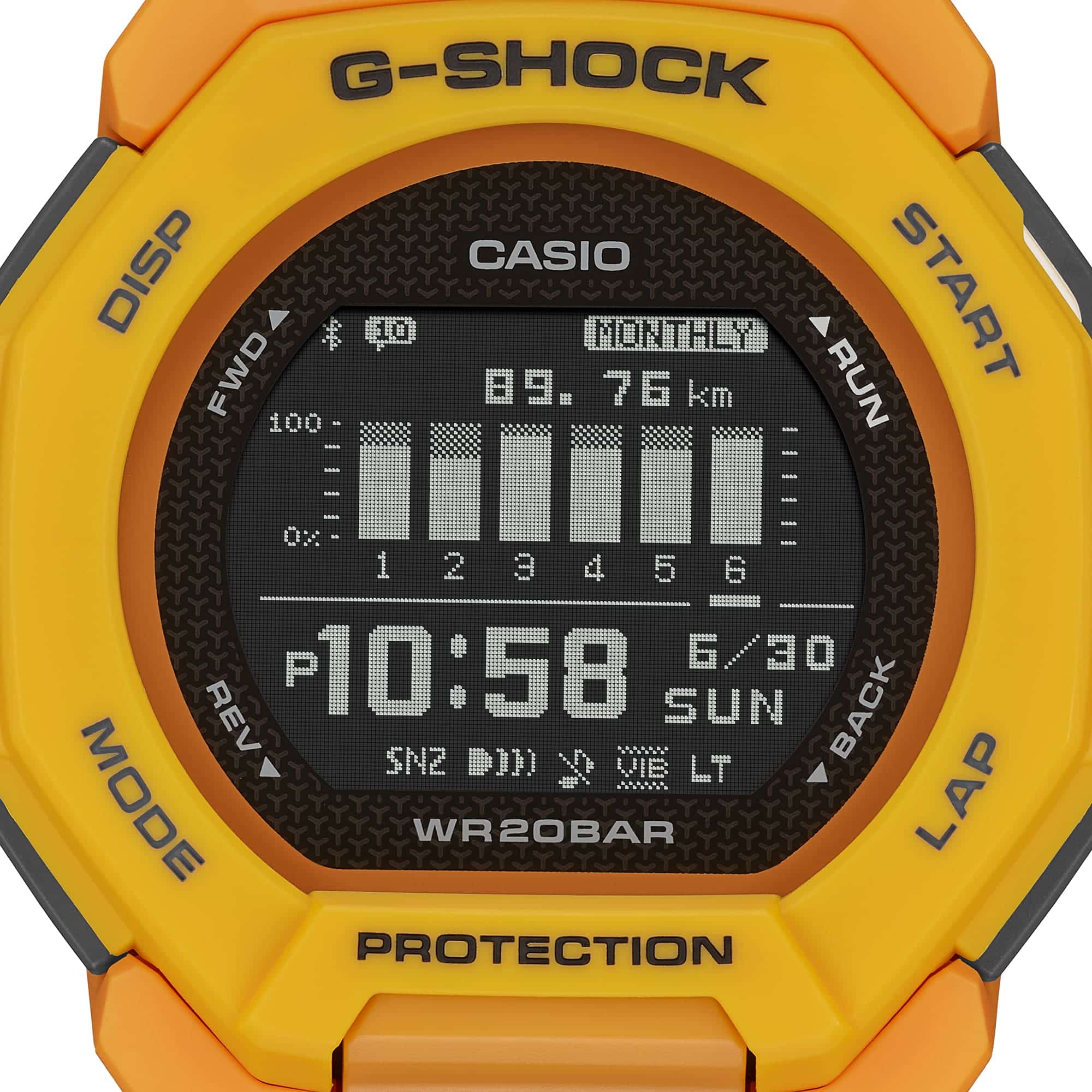 GBD-300-9 G-Shock reloj para hombre pulsera de caucho con bluetooth - Image 5