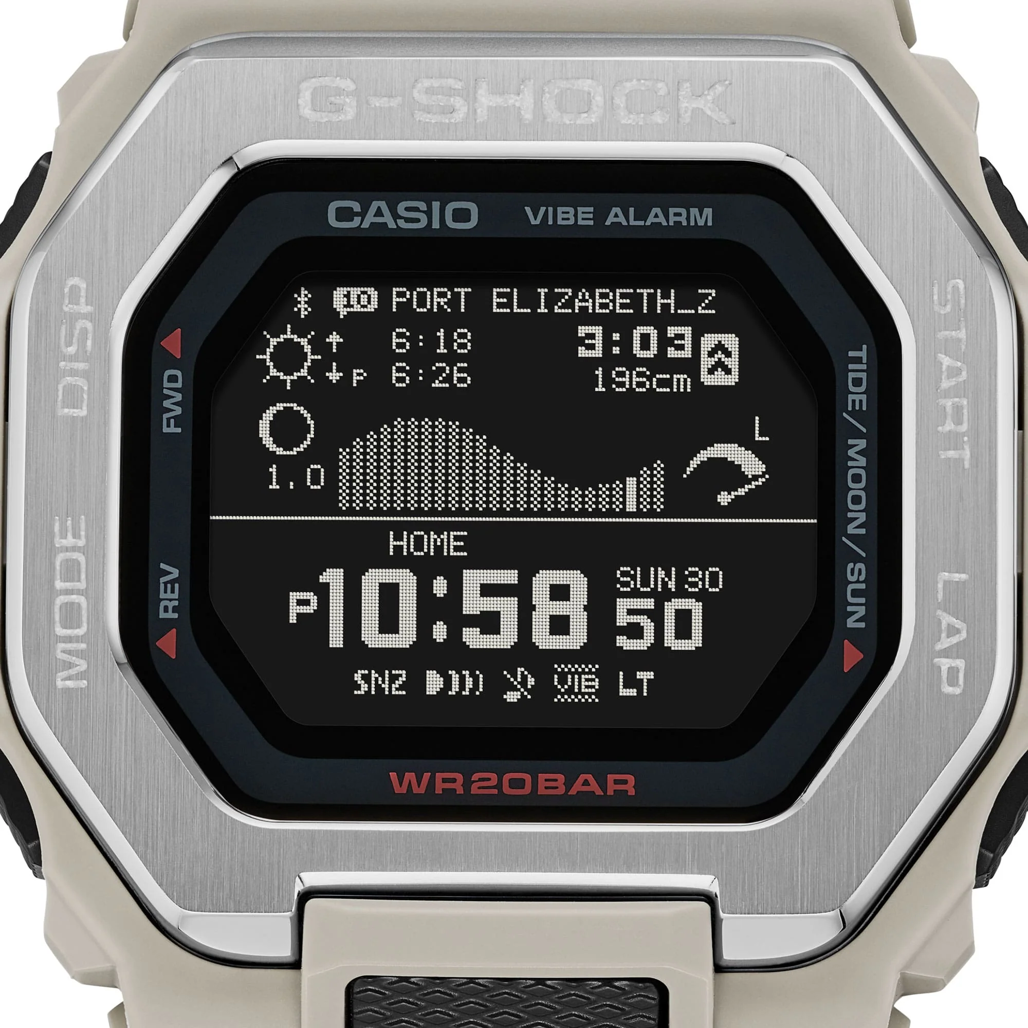 GBX-100-8 G-Shock G-Lide Reloj para Caballero Pulsera de Caucho con Bluetooth - Image 4