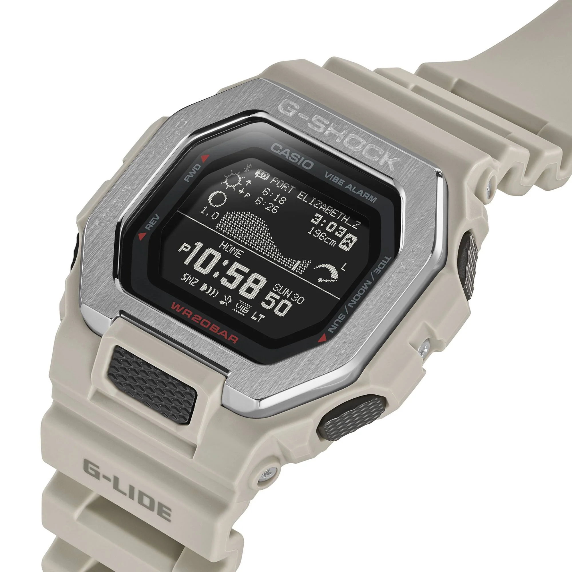 GBX-100-8 G-Shock G-Lide Reloj para Caballero Pulsera de Caucho con Bluetooth - Image 5
