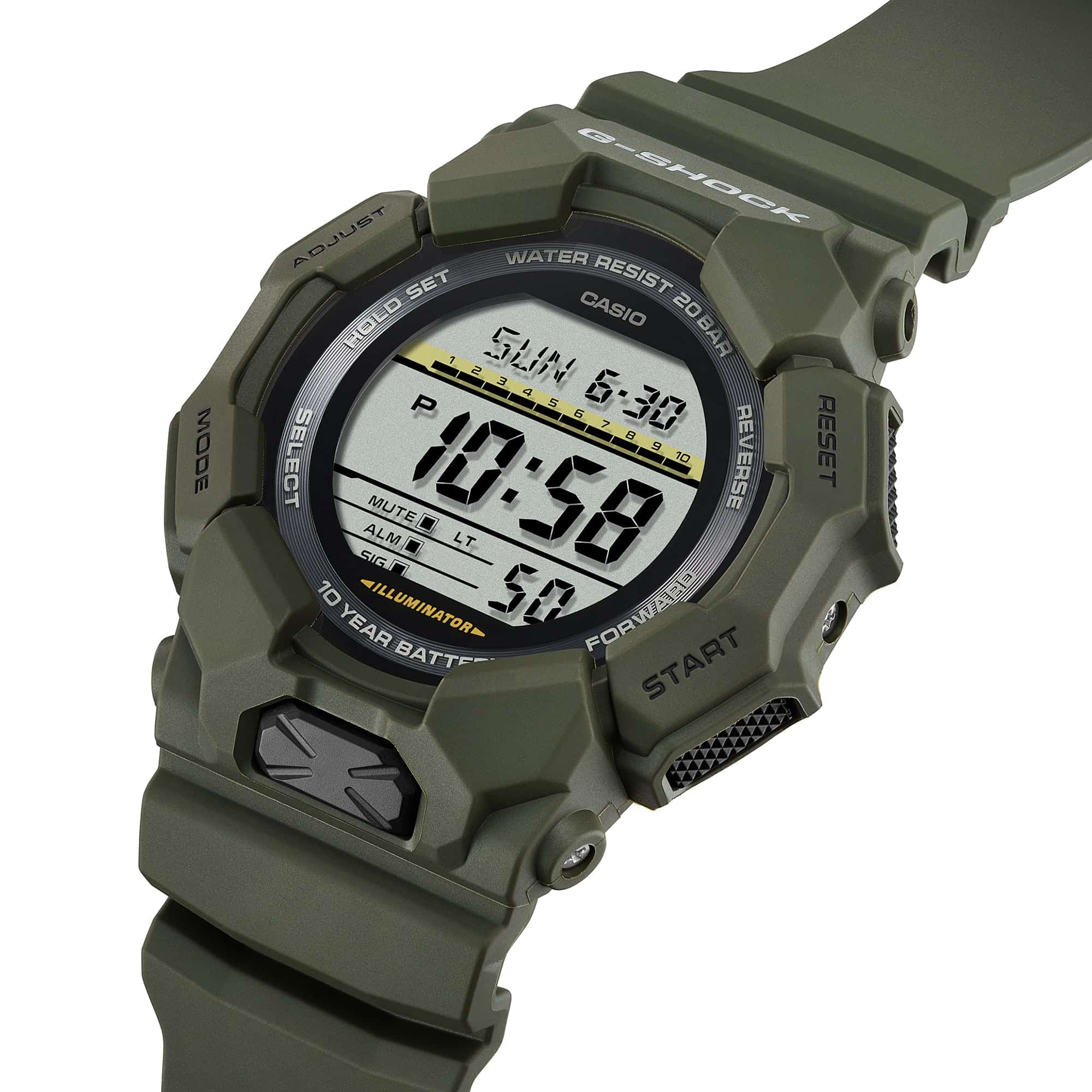 GD-010-3 G-Shock reloj para caballero pulsera de caucho - Image 5