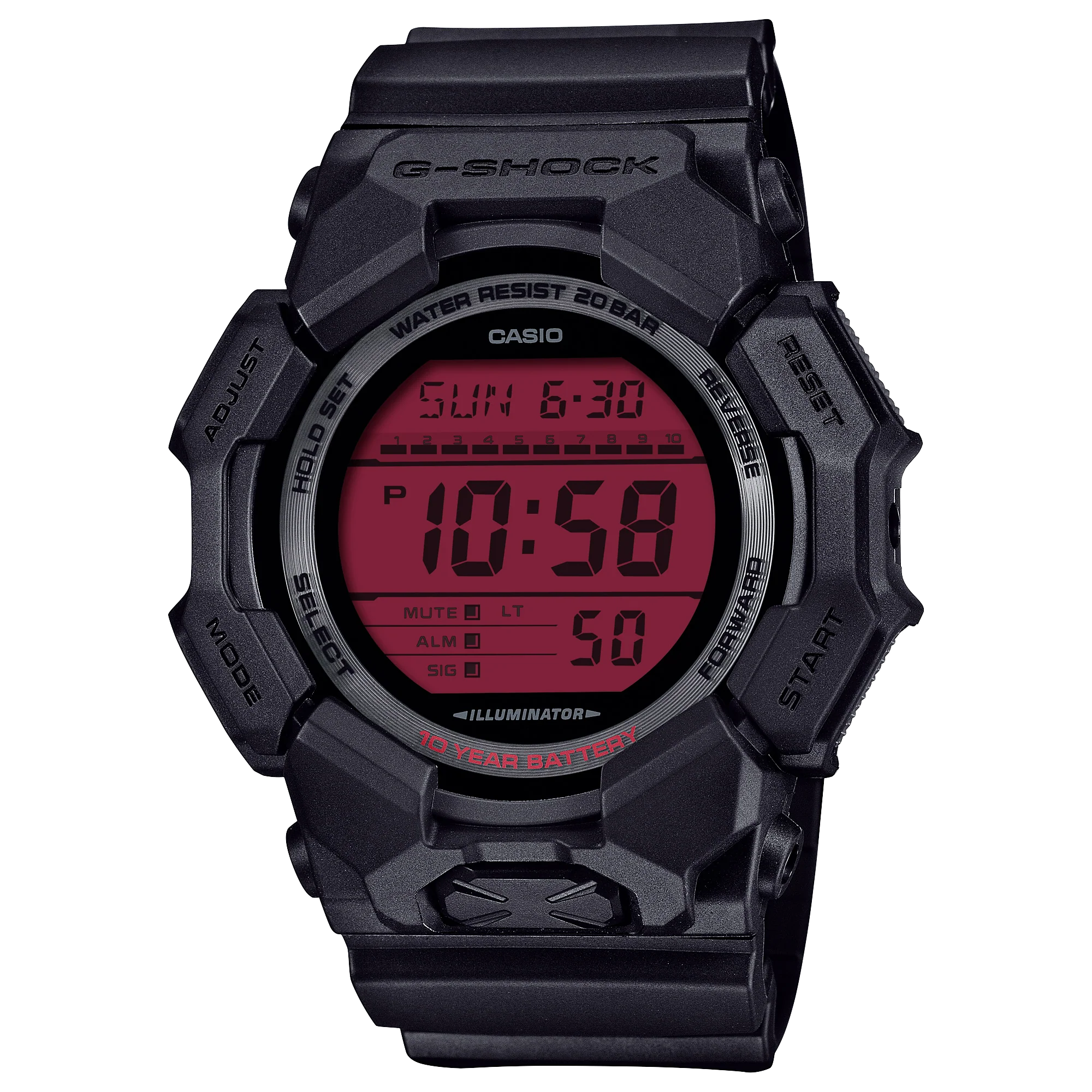 GD-010BBR-1 Reloj G-Shock de hombre pulsera de resina
