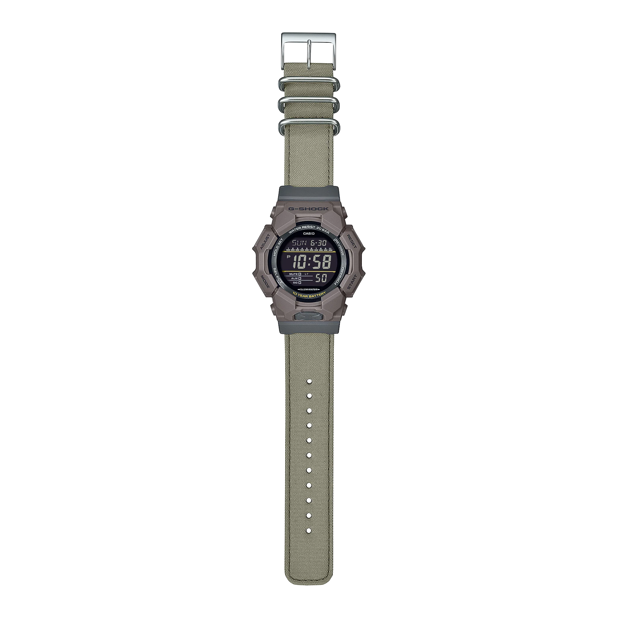 GD-010CE-5 G-Shock reloj de hombre pulsera de tela - Image 2