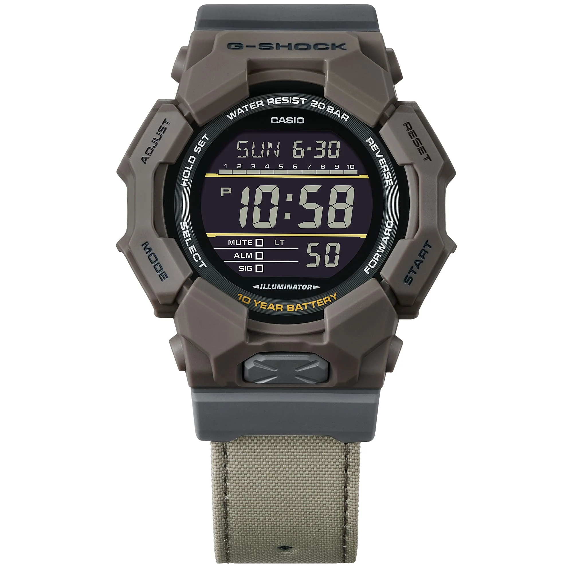 GD-010CE-5 G-Shock reloj de hombre pulsera de tela - Image 3
