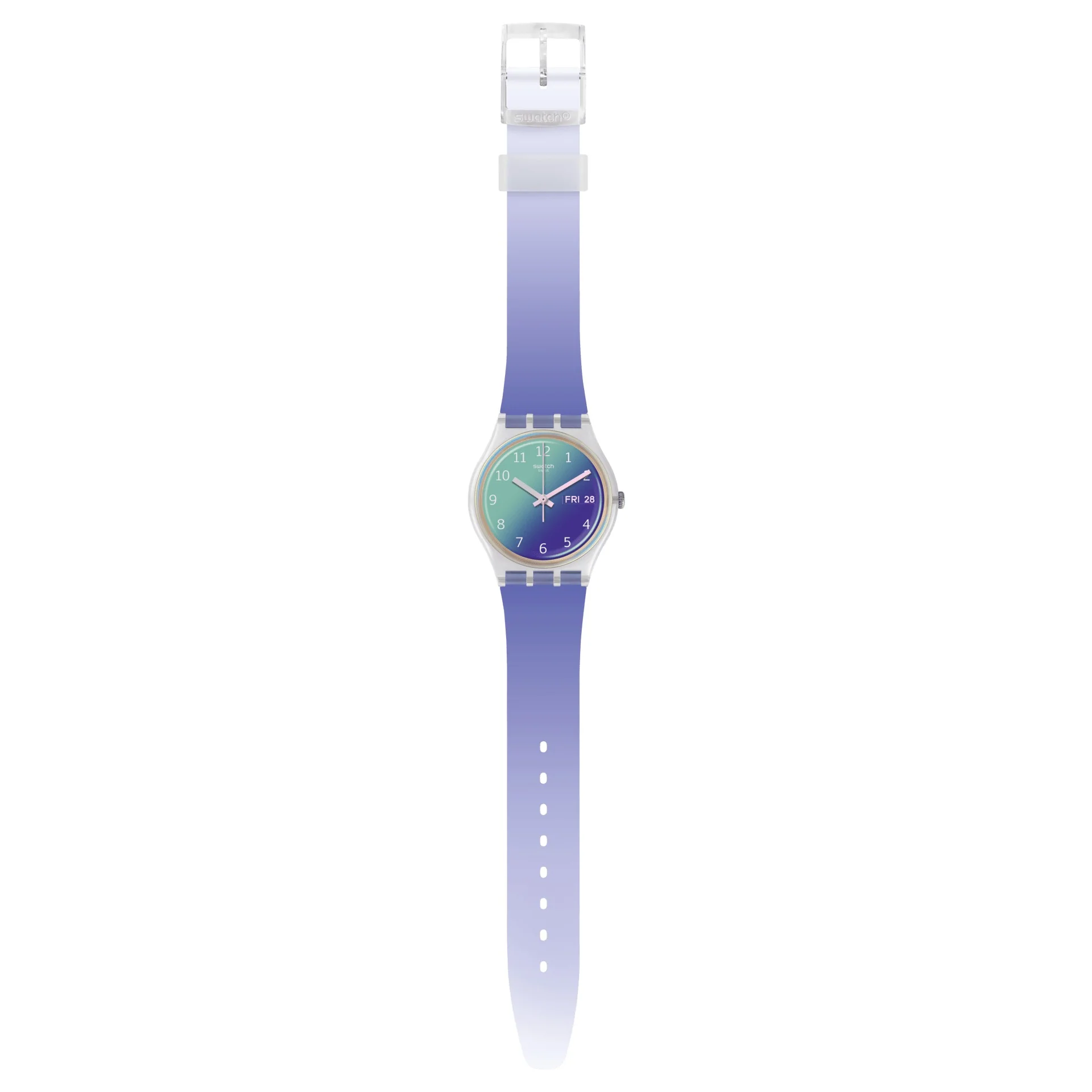 GE718 Swatch Ultralavande Reloj para Señorita Banda de Caucho - Image 2