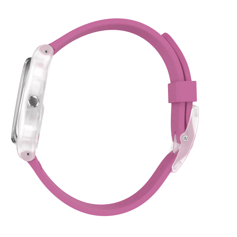 GE724 Reloj Swatch Rinse Repeat Pink de dama correa de silicona - Image 2