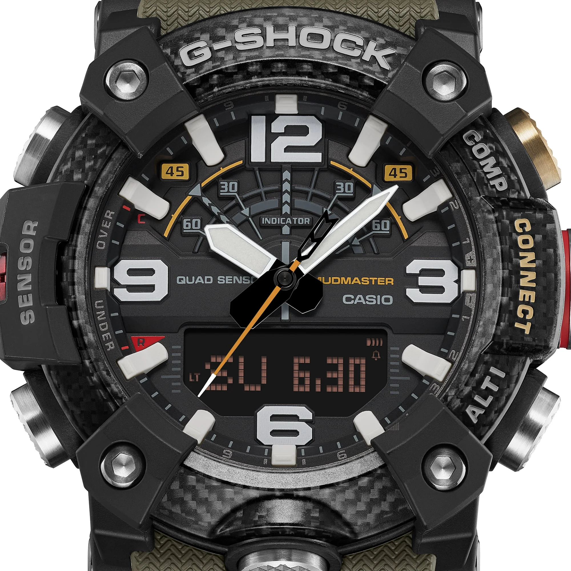 GG-B100X-1A3 Reloj G-Shock mudmaster Master of G de hombre correa de silicona - Image 4