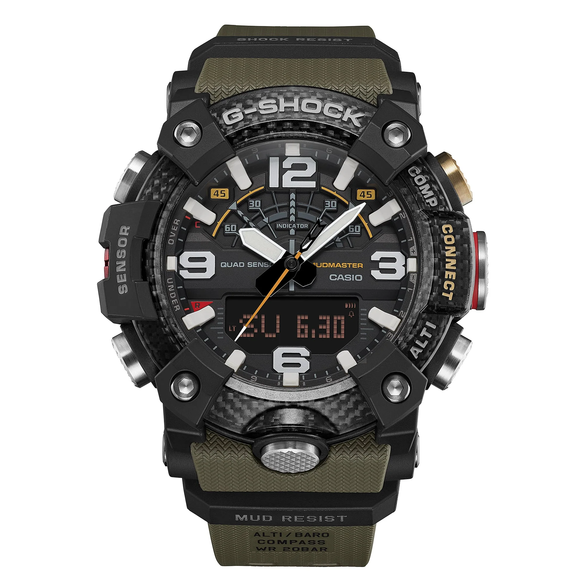 GG-B100X-1A3 Reloj G-Shock mudmaster Master of G de hombre correa de silicona - Image 6