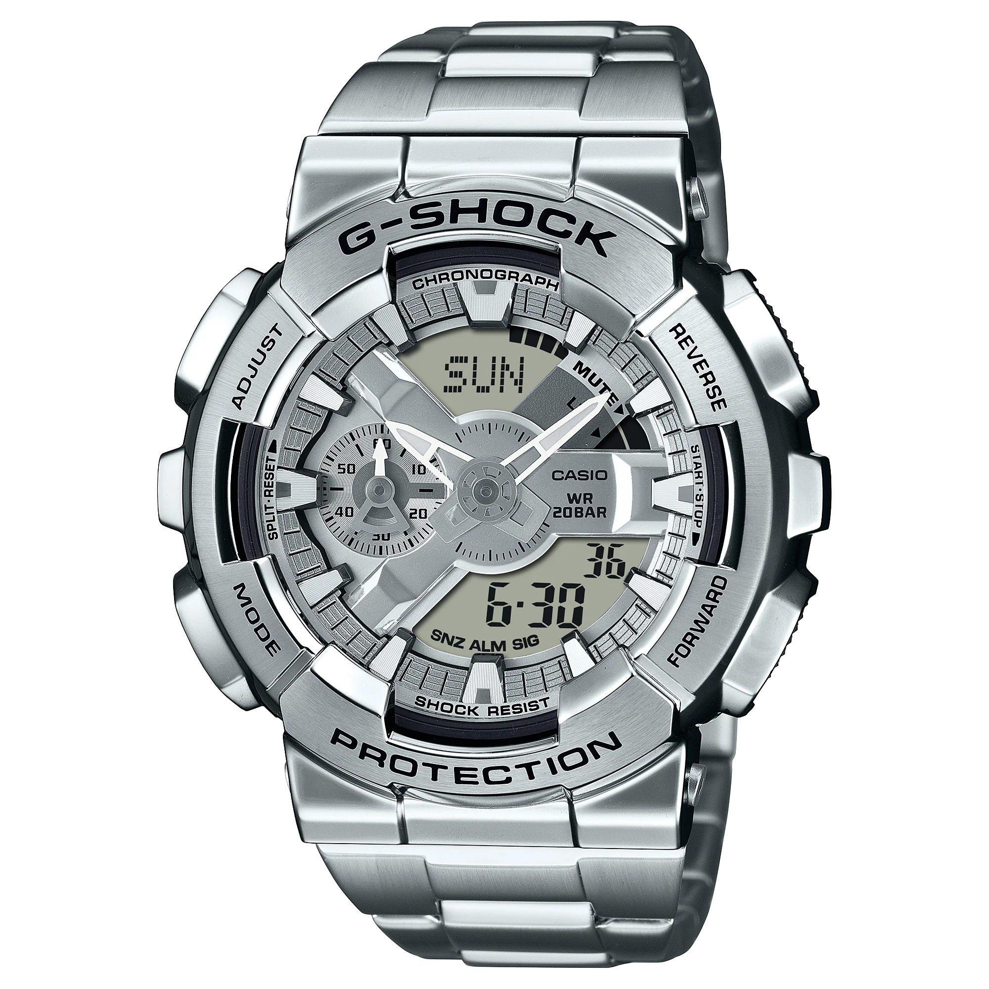 GM-110D-8A Reloj G-Shock de hombre pulsera de metal