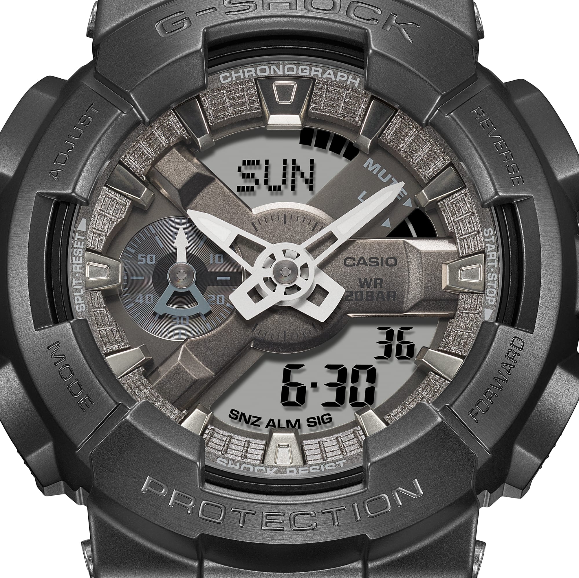 GM-110MF-1A G-Shock Reloj para Hombre Correa de Goma Doble Hora - Image 2
