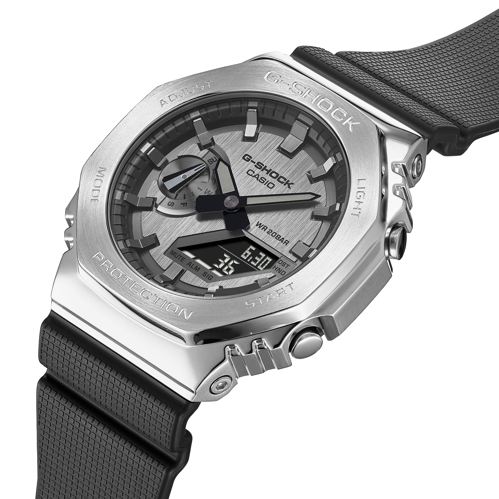 GM-2100-1A Reloj D-Shock de caballero pulsera de resina - Image 8