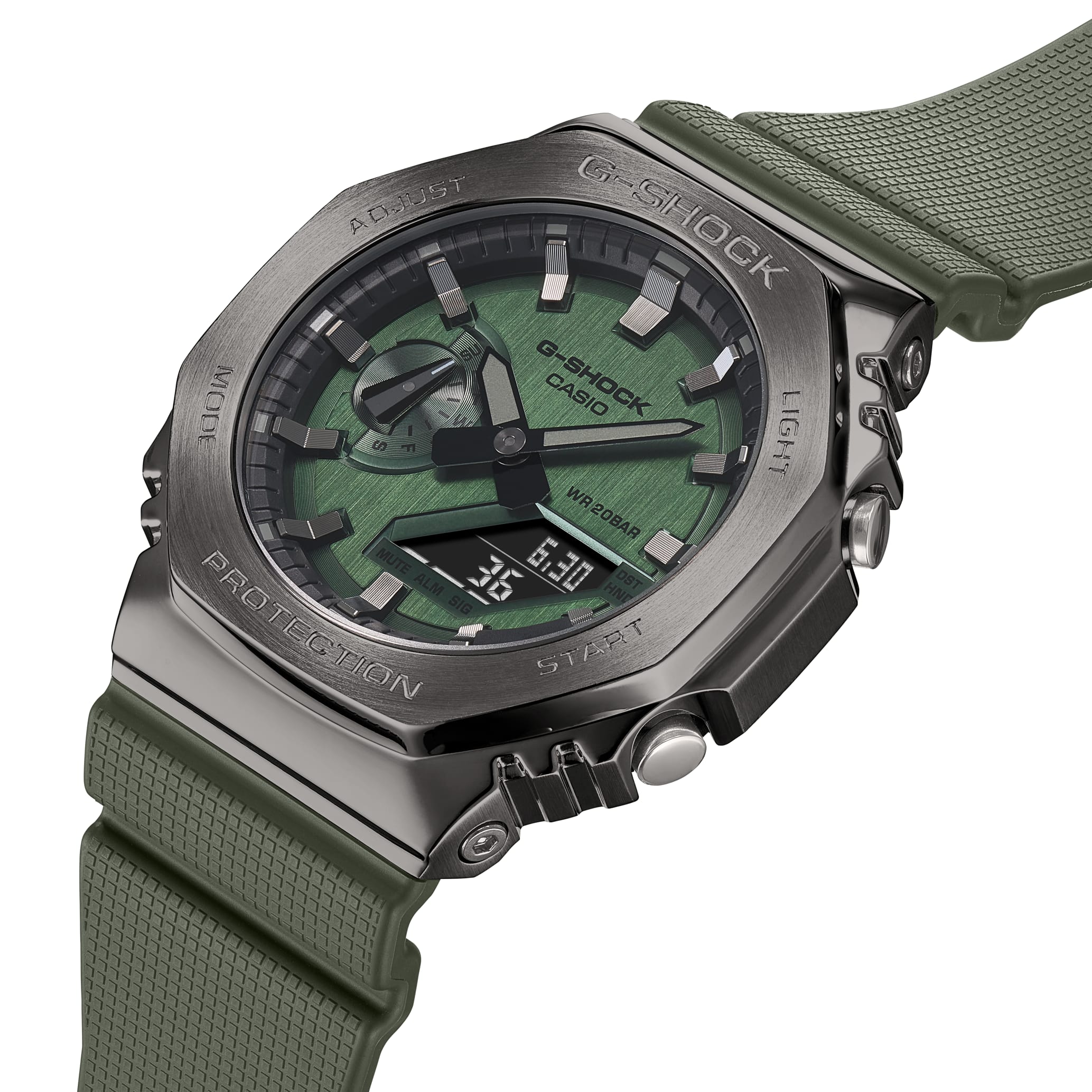 GM-2100B-3A Reloj G-Shock de caballero banda de caucho - Image 3