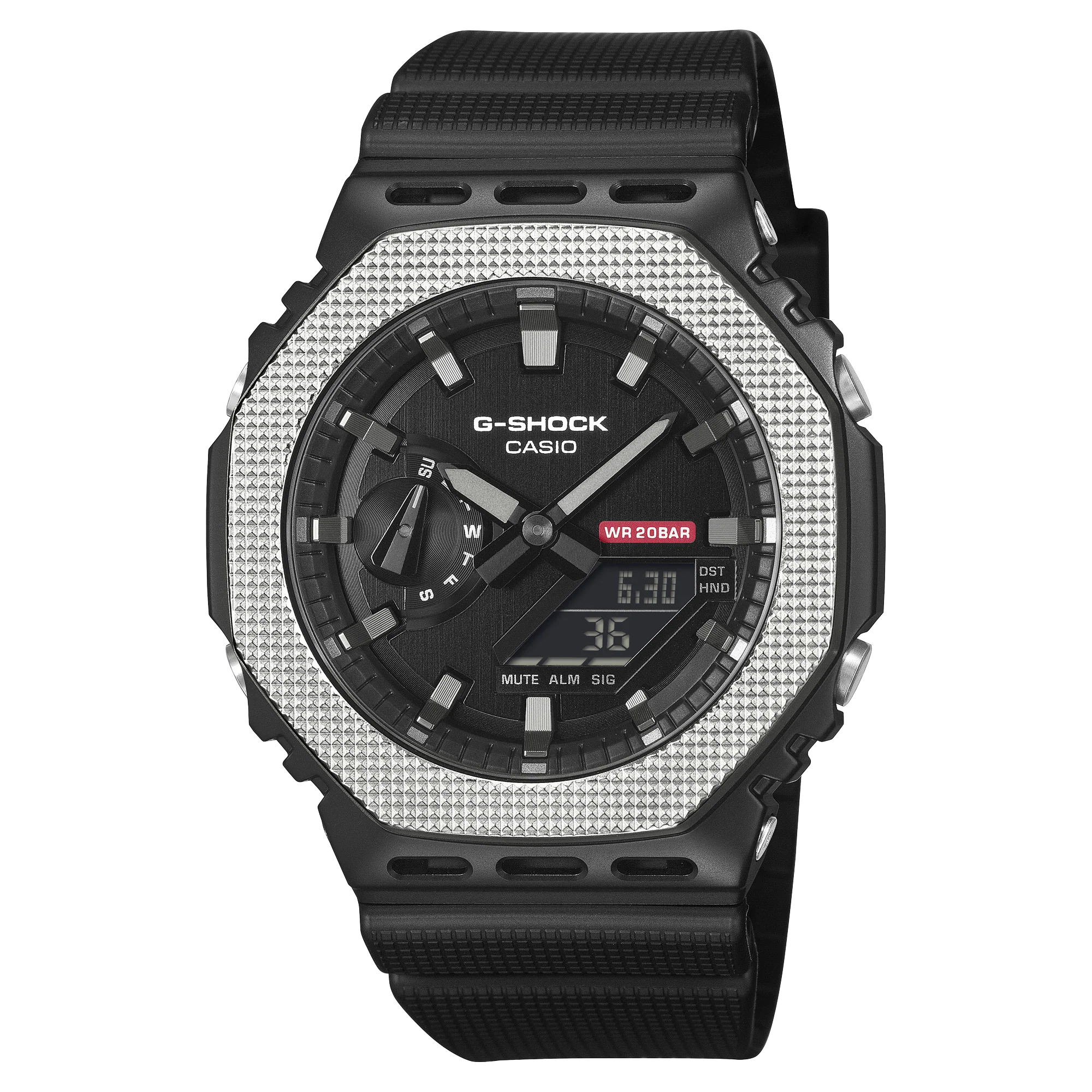 GM-2100BM-1A Reloj G-Shock de hombre correa de resina doble hora