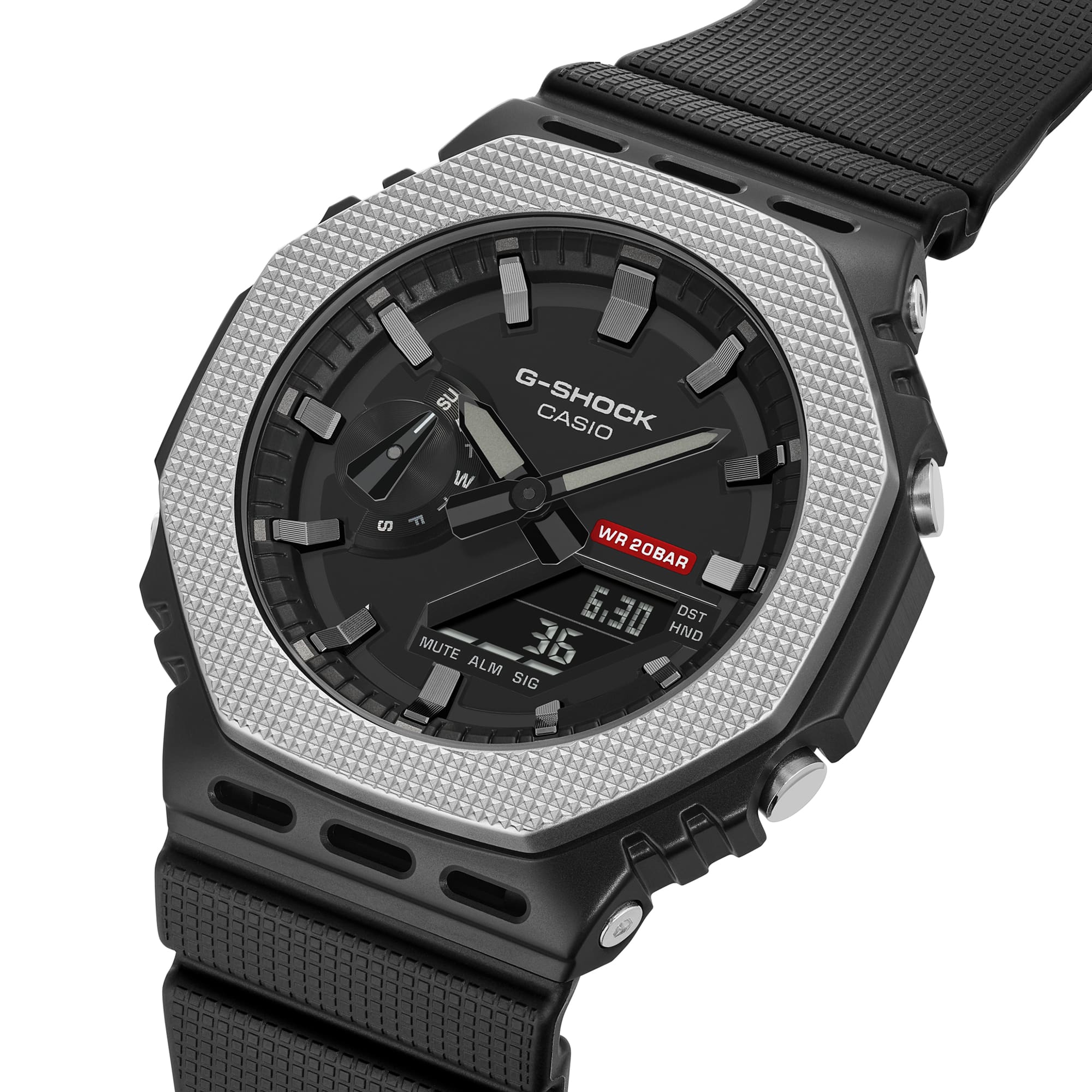 GM-2100BM-1A Reloj G-Shock de hombre correa de resina doble hora - Image 2