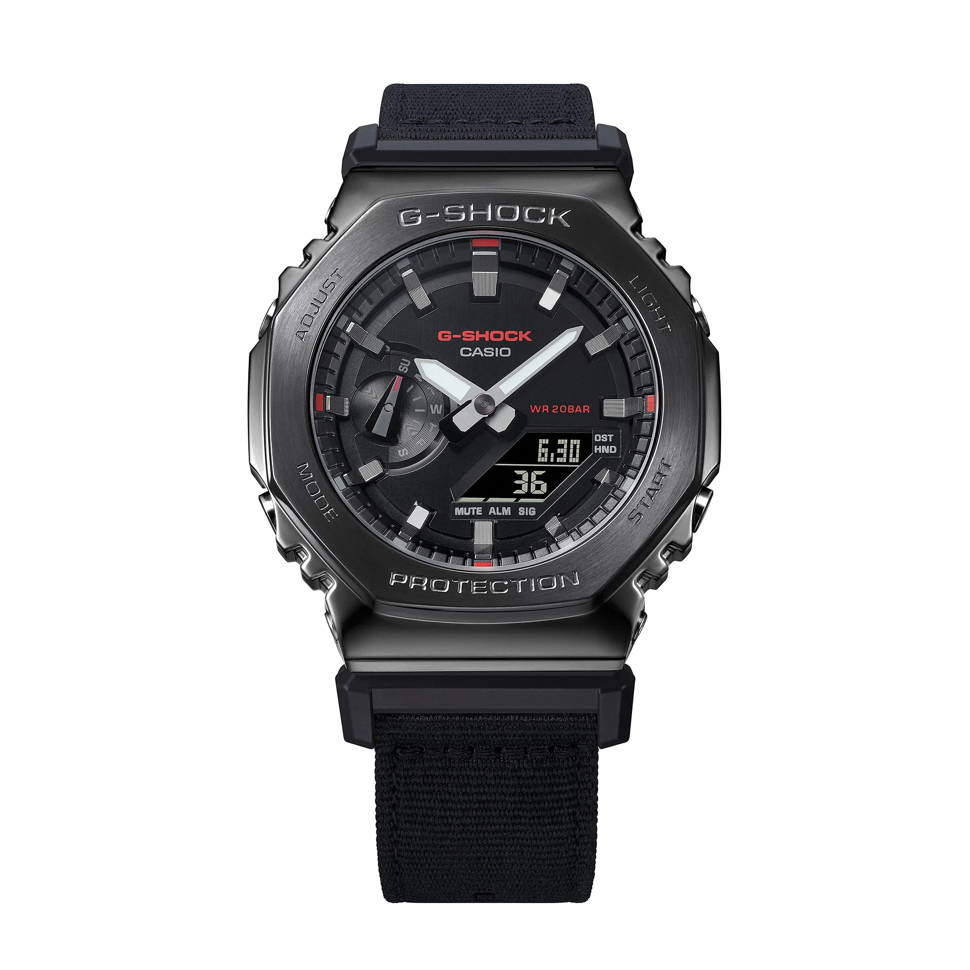 GM-2100CB-1A G-Shock G-Steel Reloj para Hombre Pulsera de Tela - Image 3