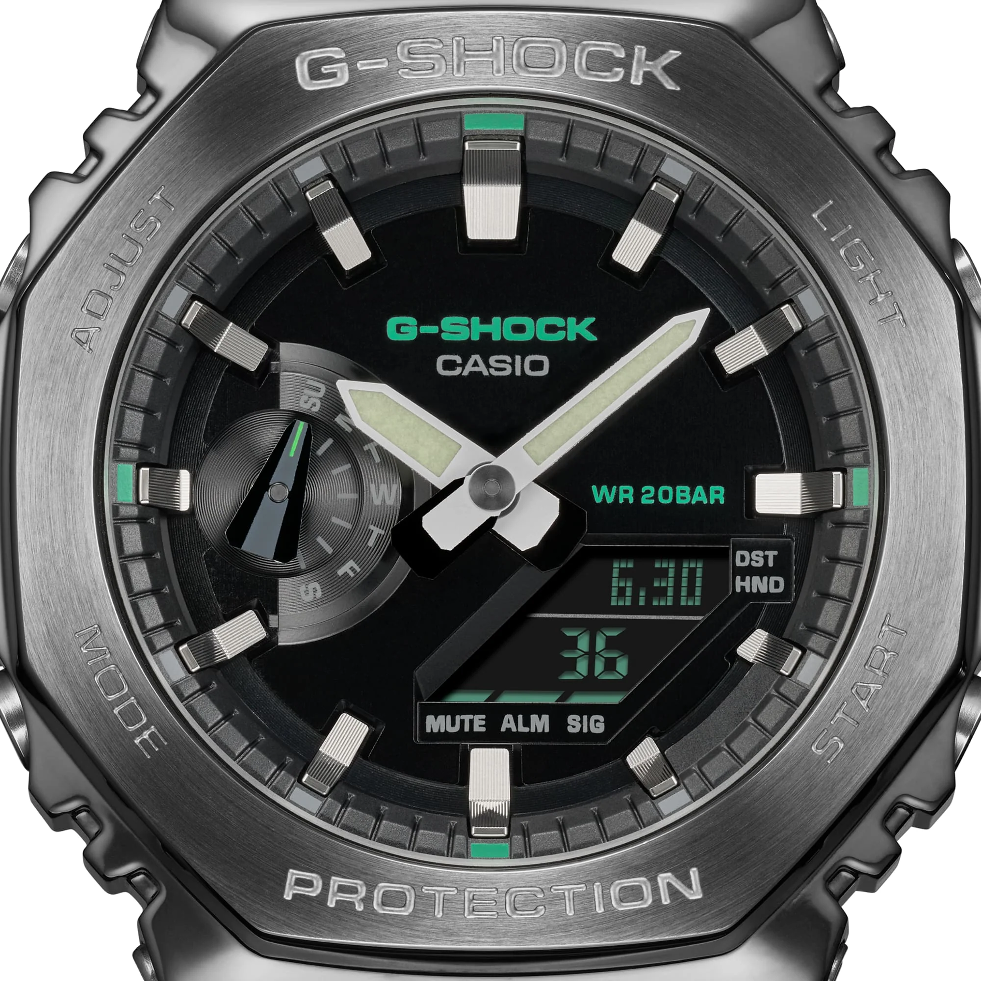 GM-2100CB-3A G-Shock G-Steel Reloj para Caballero Pulsera de Tela - Image 4