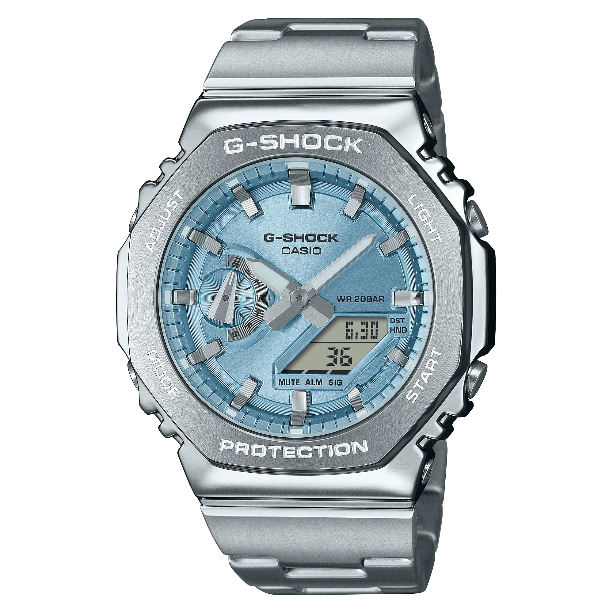 GM-2110D-2A Reloj G-Shock de hombre correa de metal