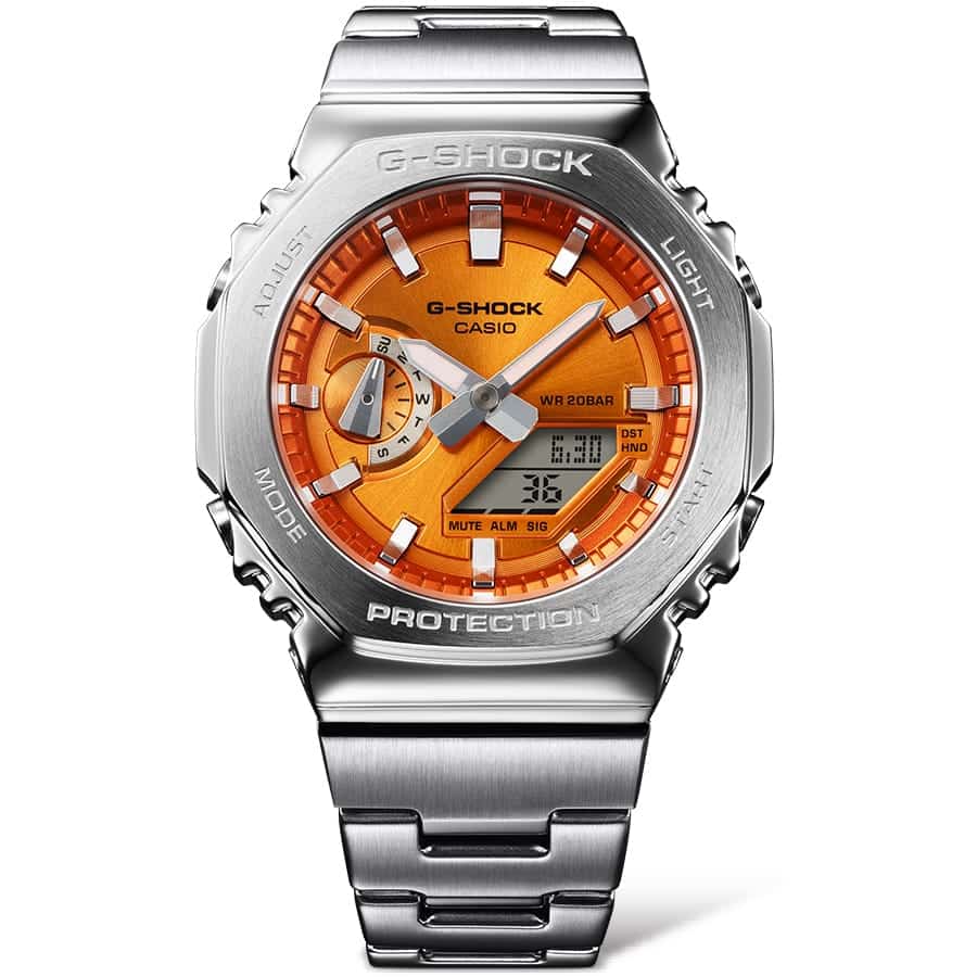 GM-2110D-4A G-Shock Reloj para caballero correa de acero inoxidable - Image 2