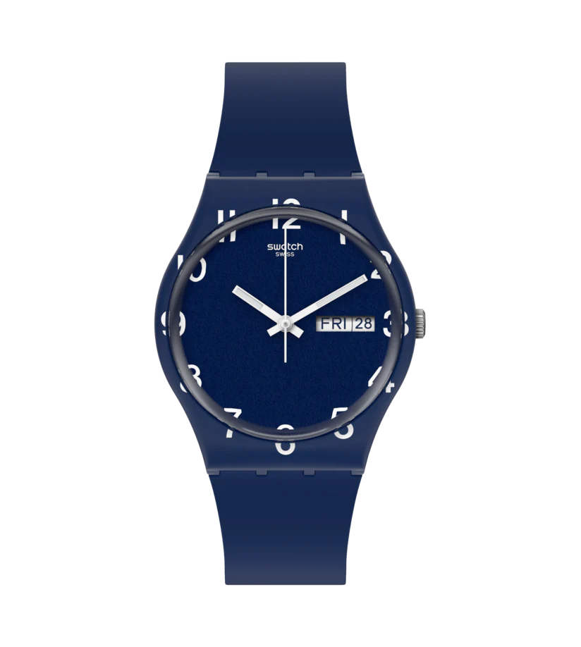 GN726 Reloj Swatch Over Blue de hombre pulsera de resina