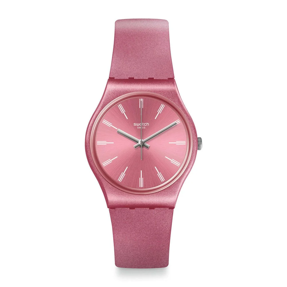 GP154 Reloj Swatch Pastelbaya Análogo para Mujer correa de Caucho