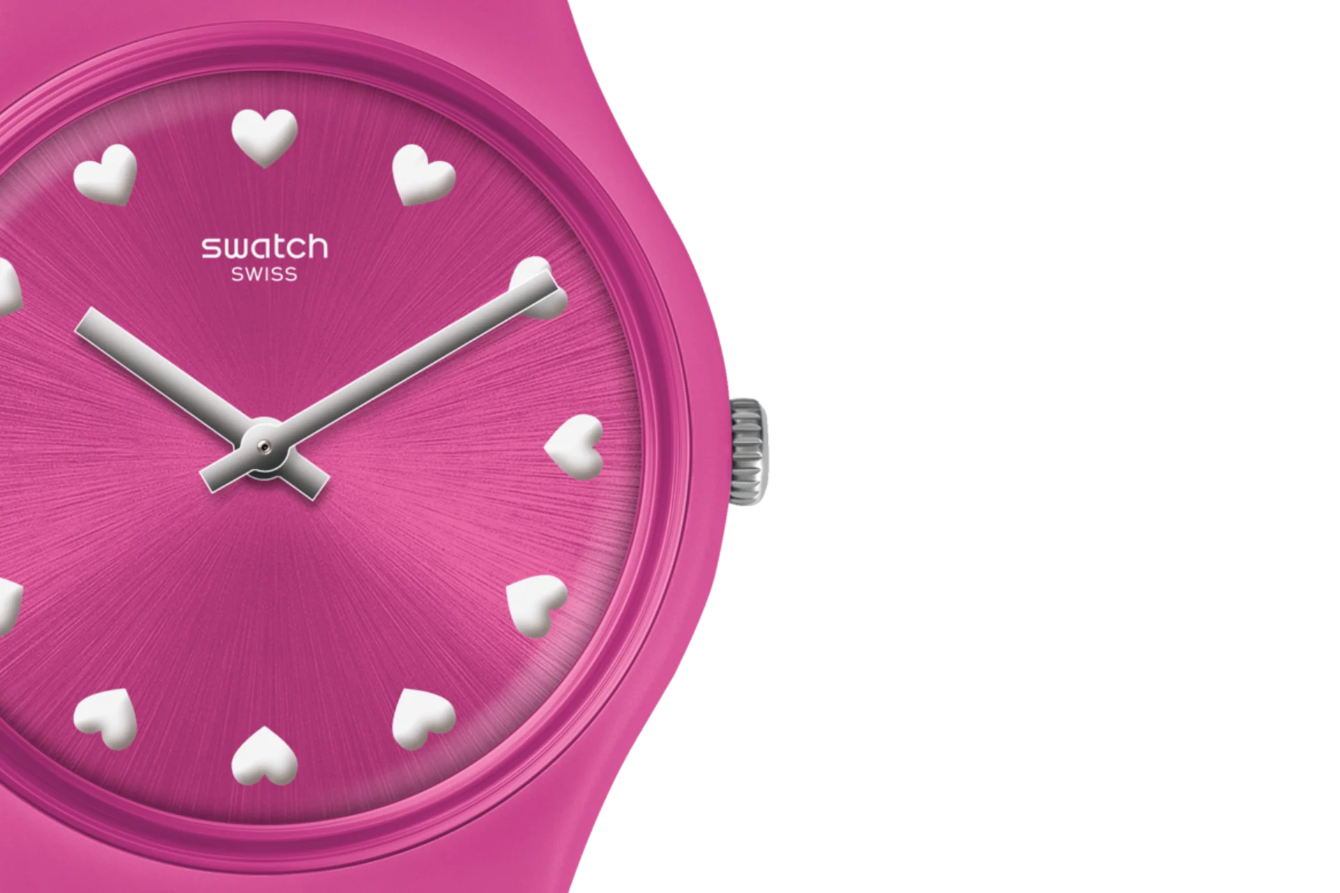 GP160 Reloj Swatch Coeur De Manege de dama banda de silicona 34 mm - Image 5
