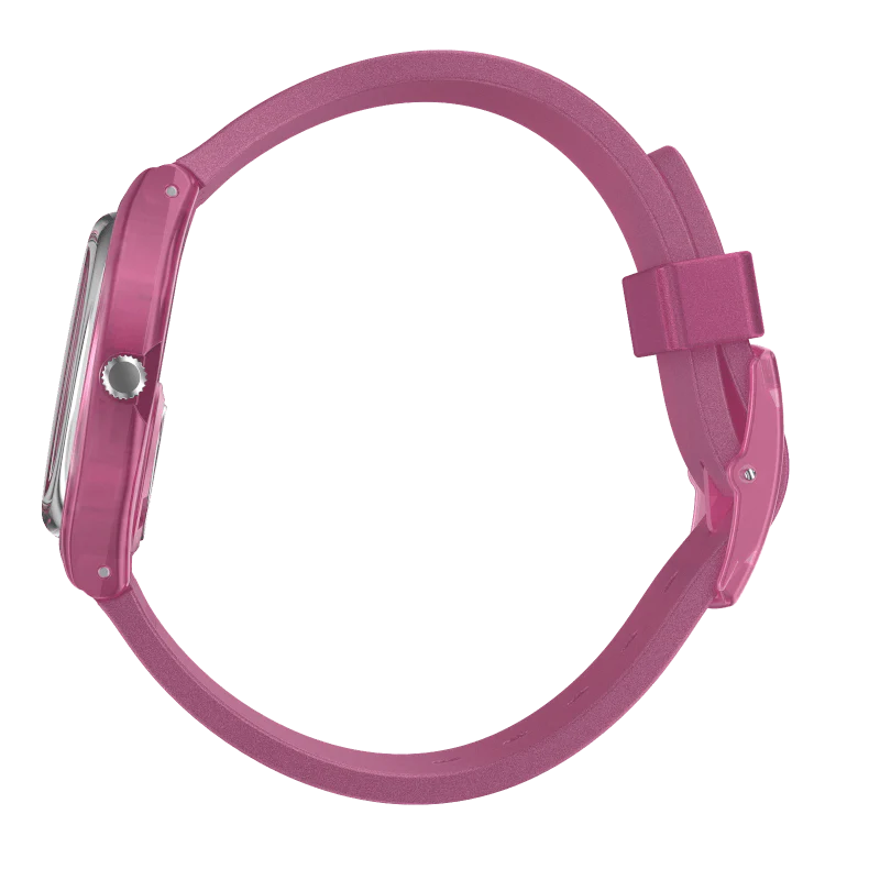GP170 Reloj Swatch Blurry Pink de dama pulsera de resina - Image 2