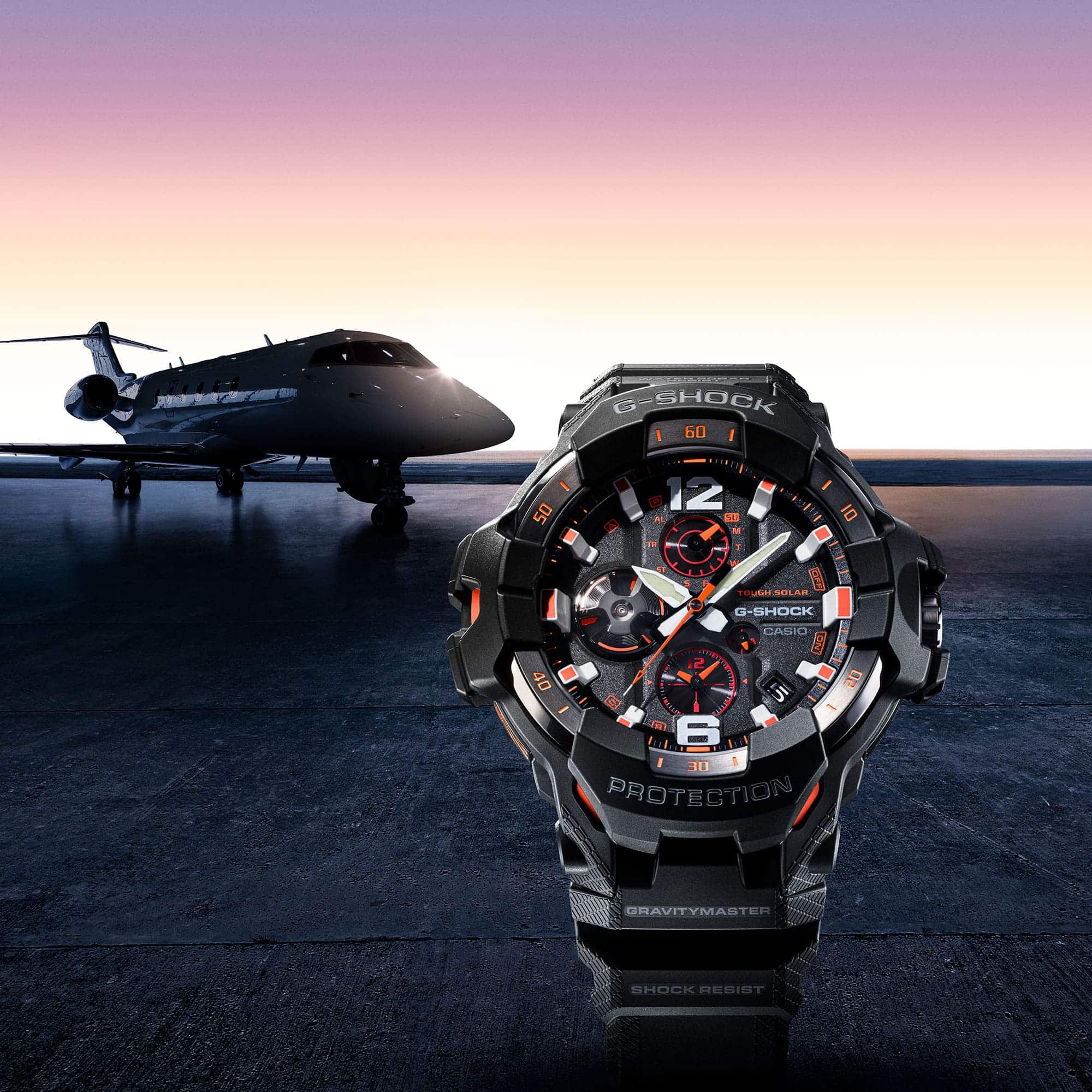 GR-B300-1A4 G-Shock Master of G-Aire Gravitymaster Reloj para Hombre Pulsera de Goma con Bluetooth - Image 2