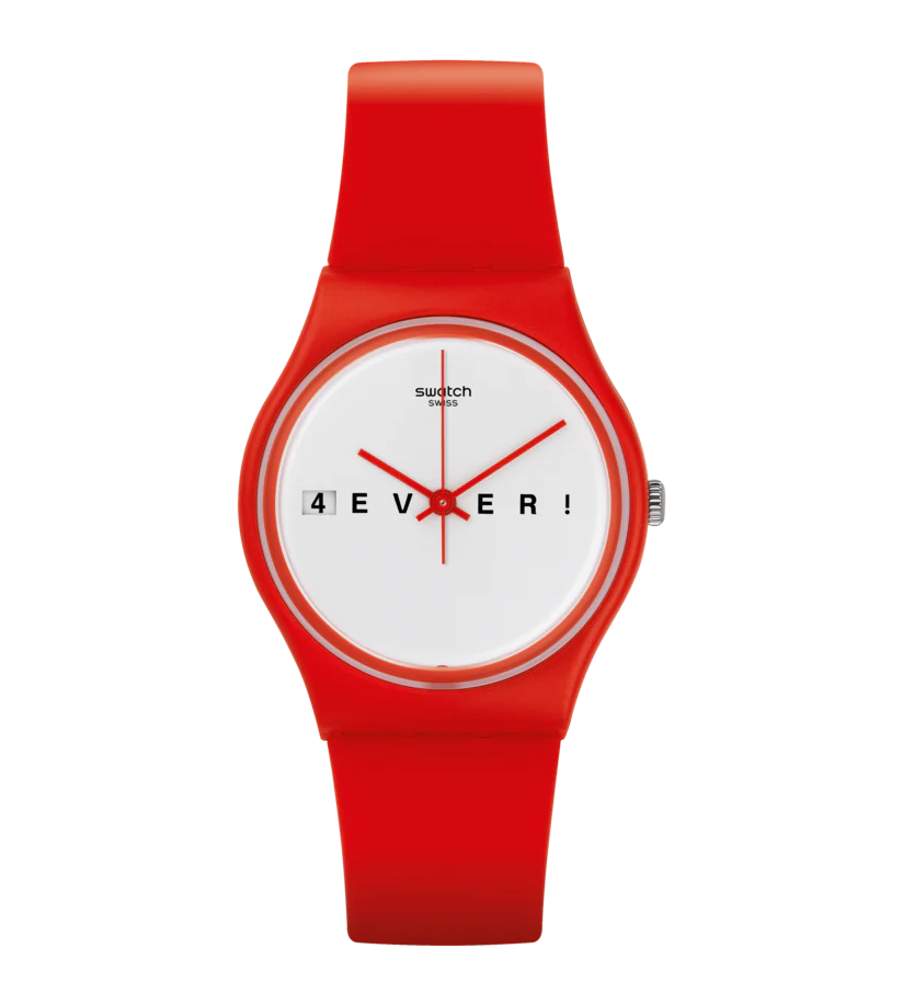 GR404 Reloj Swatch 4Everfever unisex pulsera de caucho
