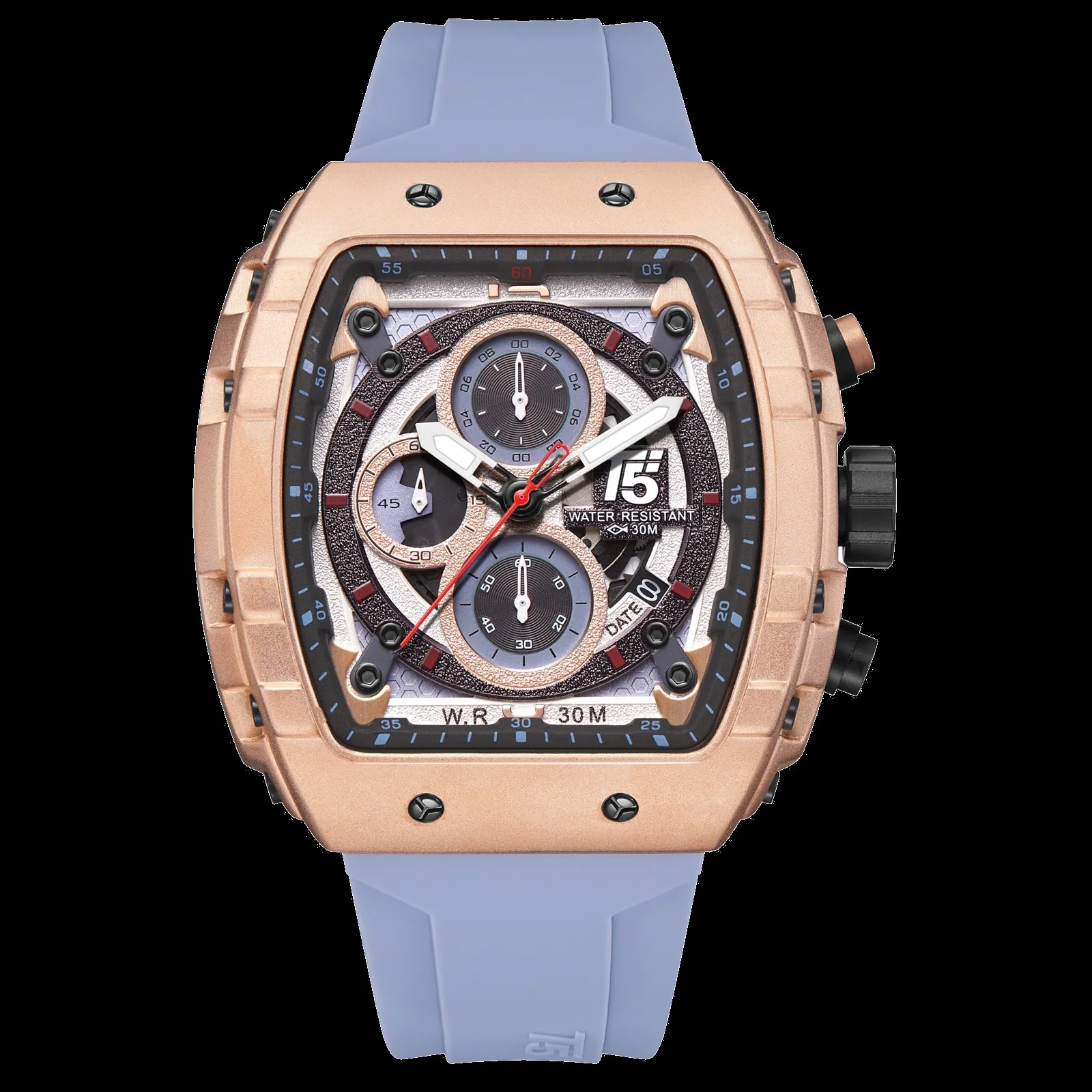 H3856G Reloj T5 para hombre correa de metal - Image 10