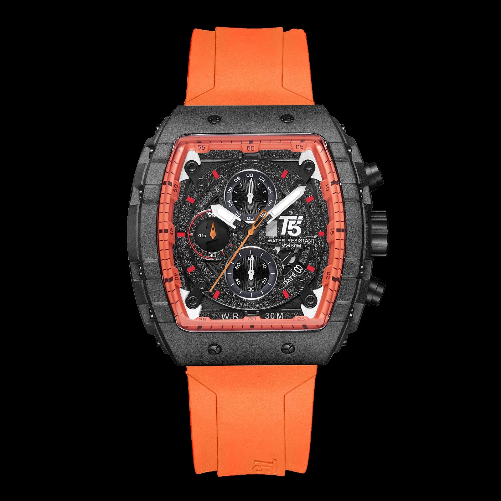 H3856G Reloj T5 para hombre correa de metal - Image 4