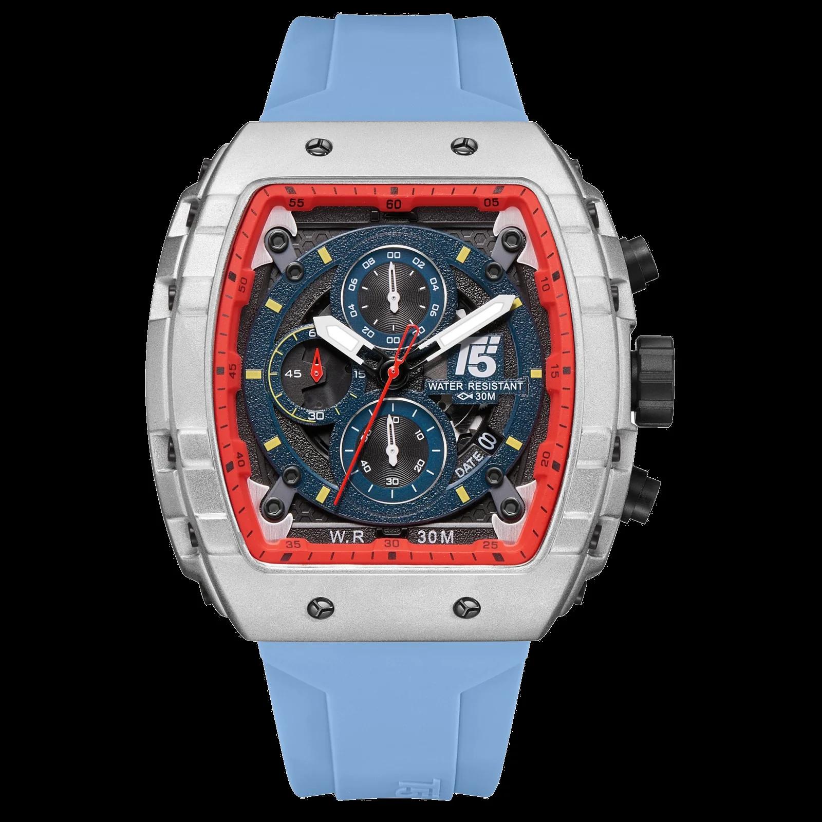 H3856G Reloj T5 para hombre correa de metal - Image 7