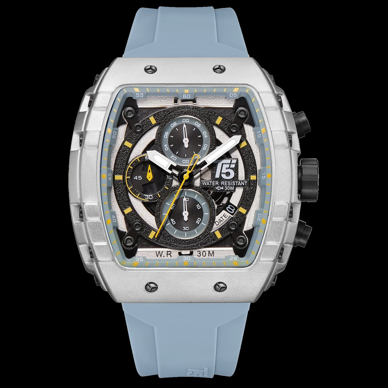 H3856G Reloj T5 para hombre correa de metal - Image 9