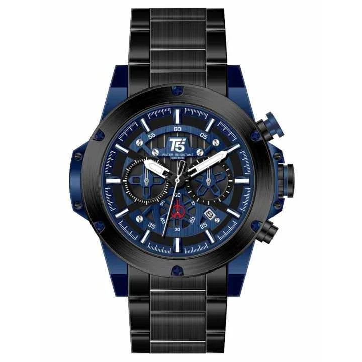 H4030G Reloj T5 para hombre banda de metal - Image 4