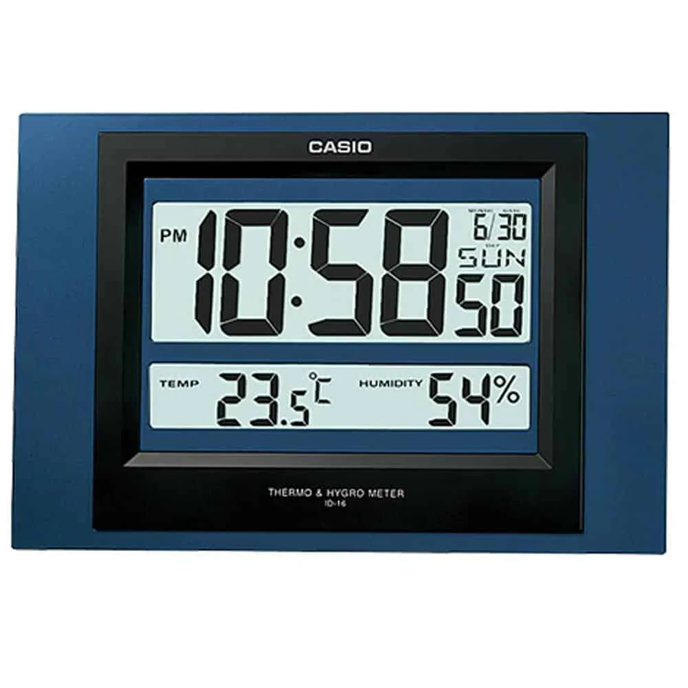 ID-16-2 Casio Reloj de Pared con Termómetro - Image 2