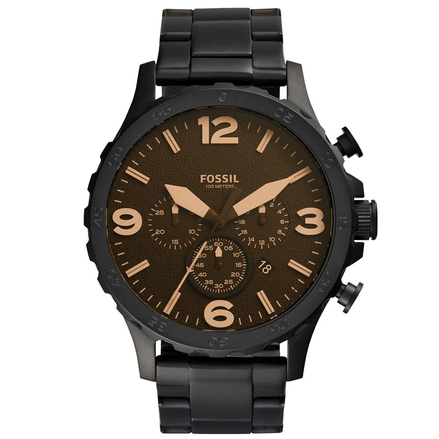 JR1356 Reloj Nate de hombre pulsera de metal 50 mm