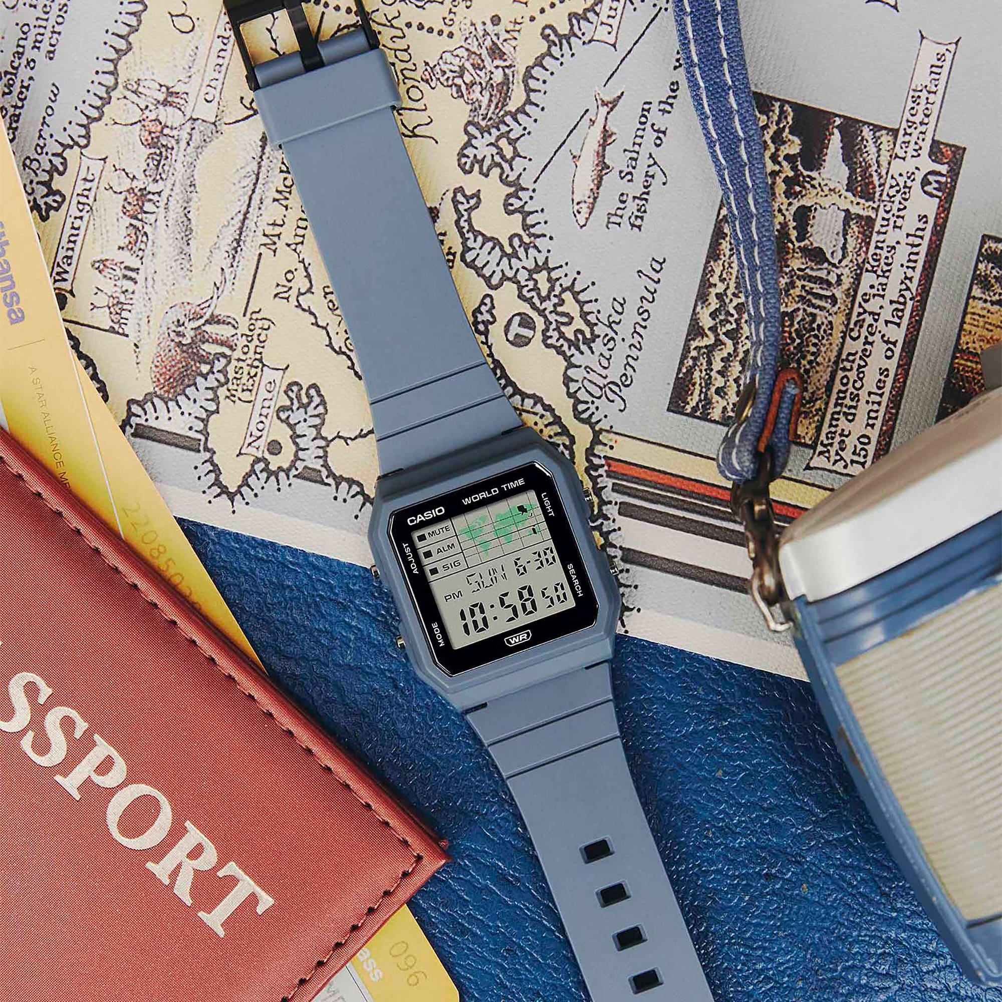 LF-30W-2A Reloj Casio Pop unisex correa de caucho - Image 4