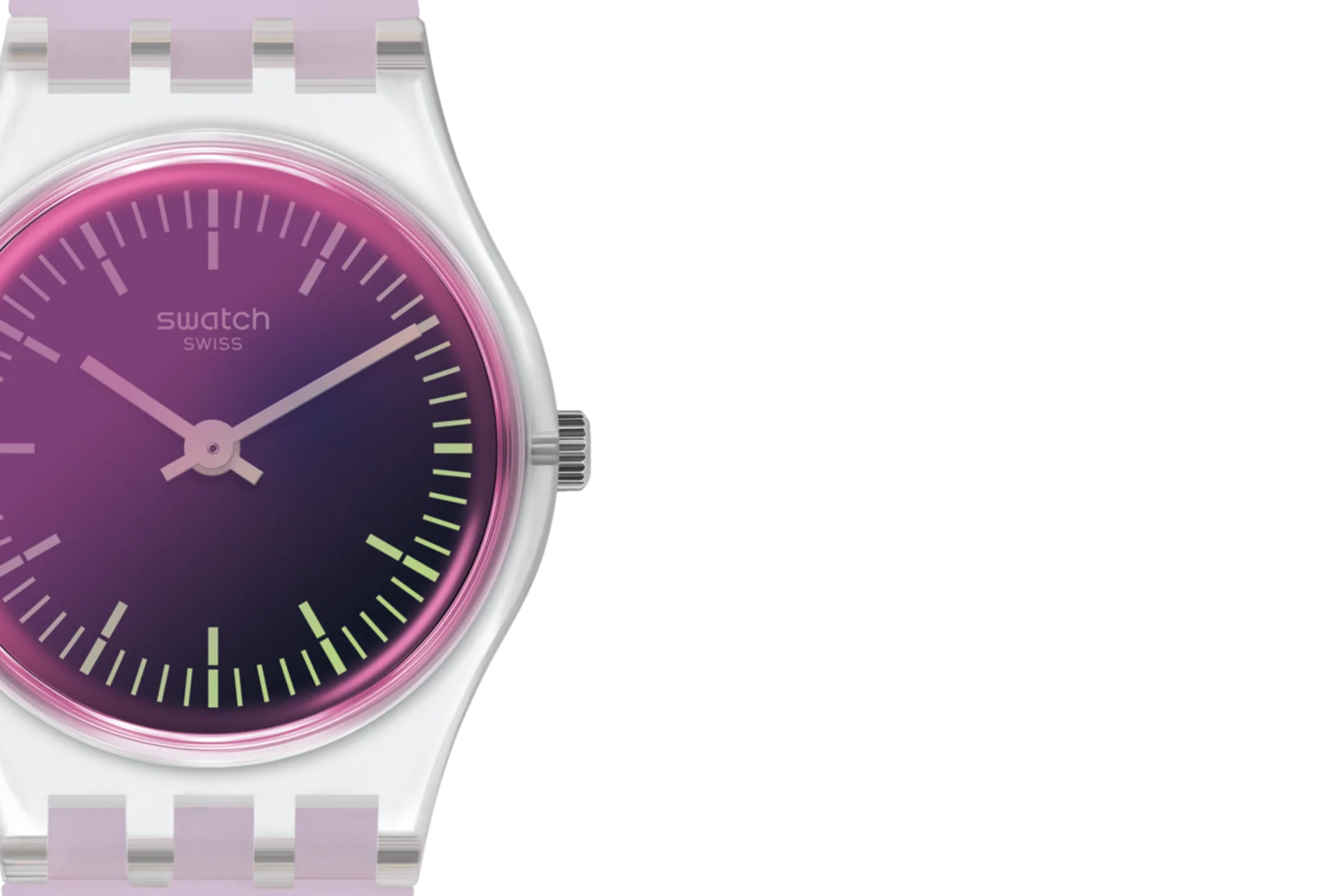 LK390 Swatch Ultraviolet de mujer pulsera de caucho - Image 5