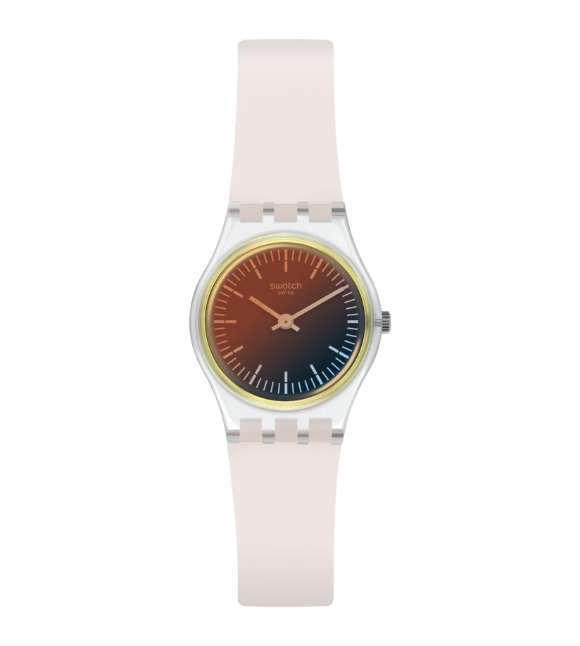 LK391 Swatch Ultra Golden de mujer pulsera de resina