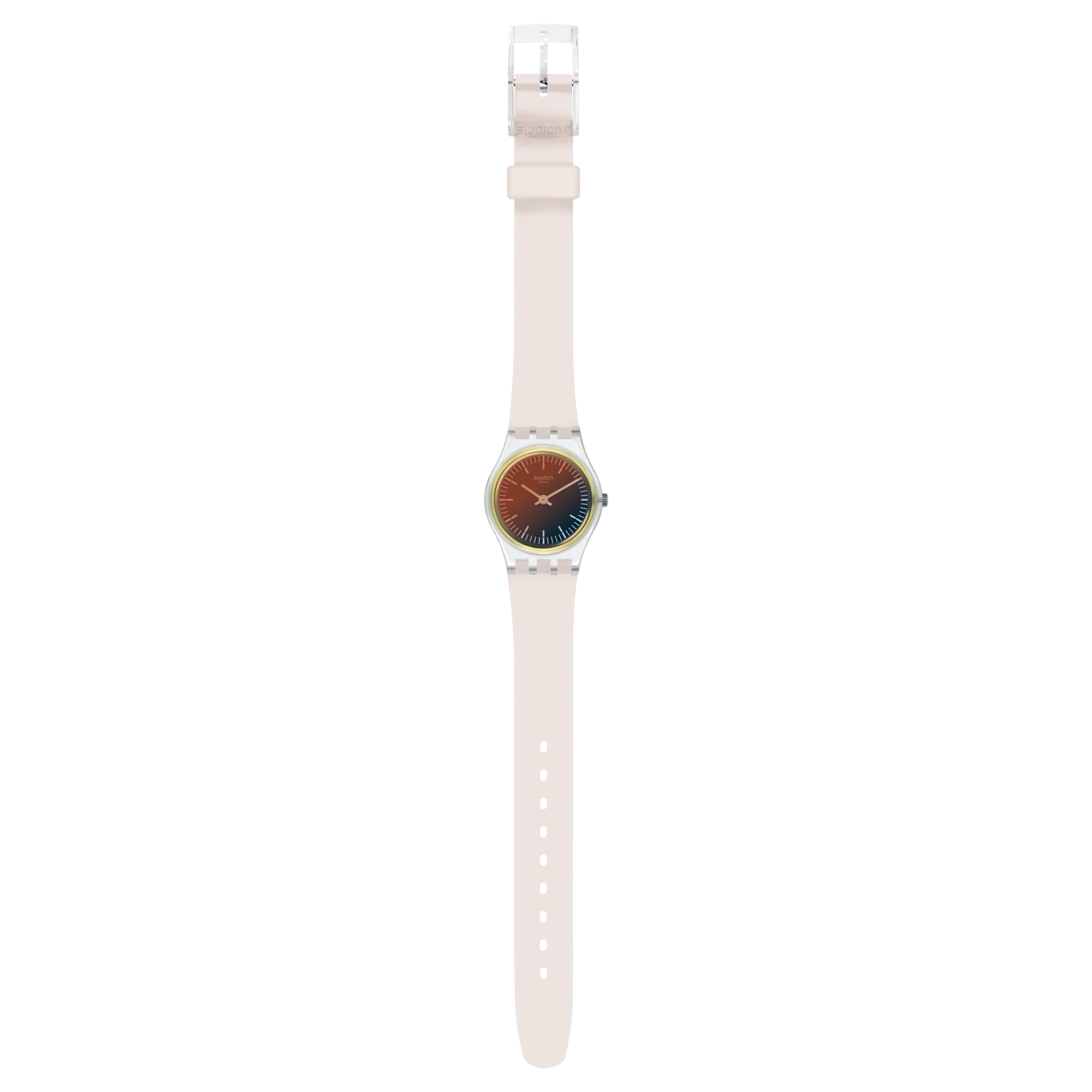 LK391 Swatch Ultra Golden de mujer pulsera de resina - Image 4