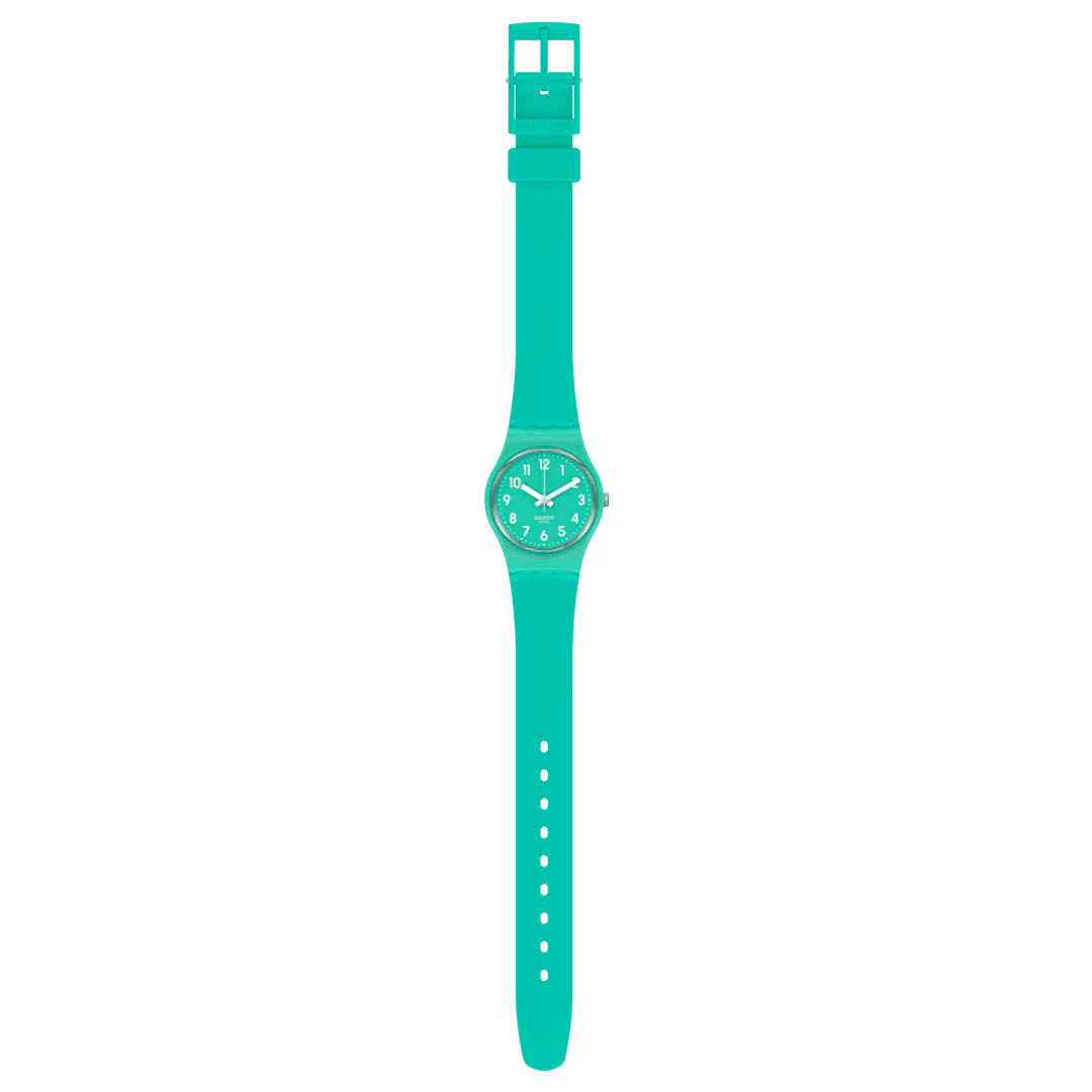 LL115C Reloj Swatch Back To Mint Leave de mujer correa de silicona - Image 5