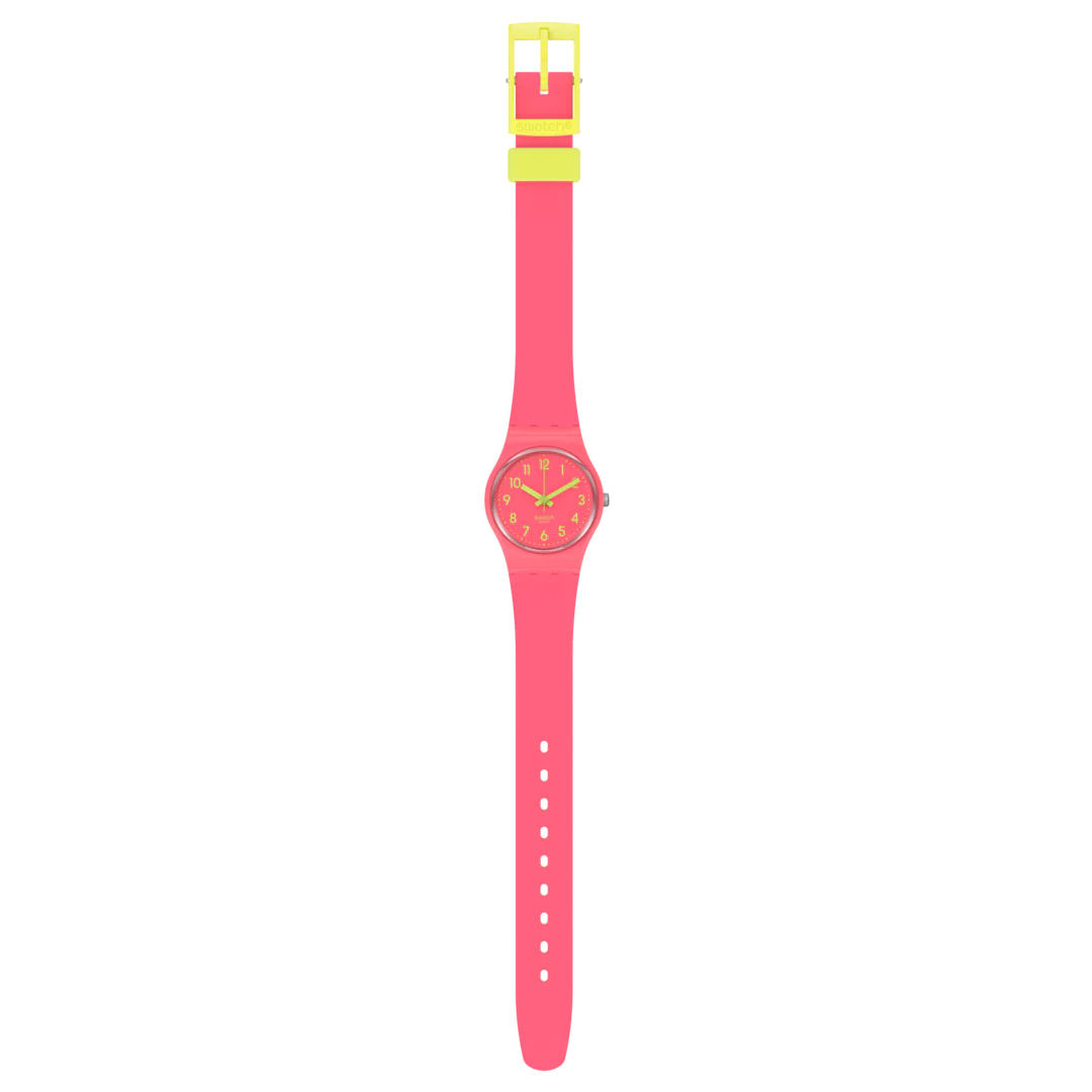 LP131C Reloj Swatch Back to Biko Roose de señorita correa de resina - Image 4